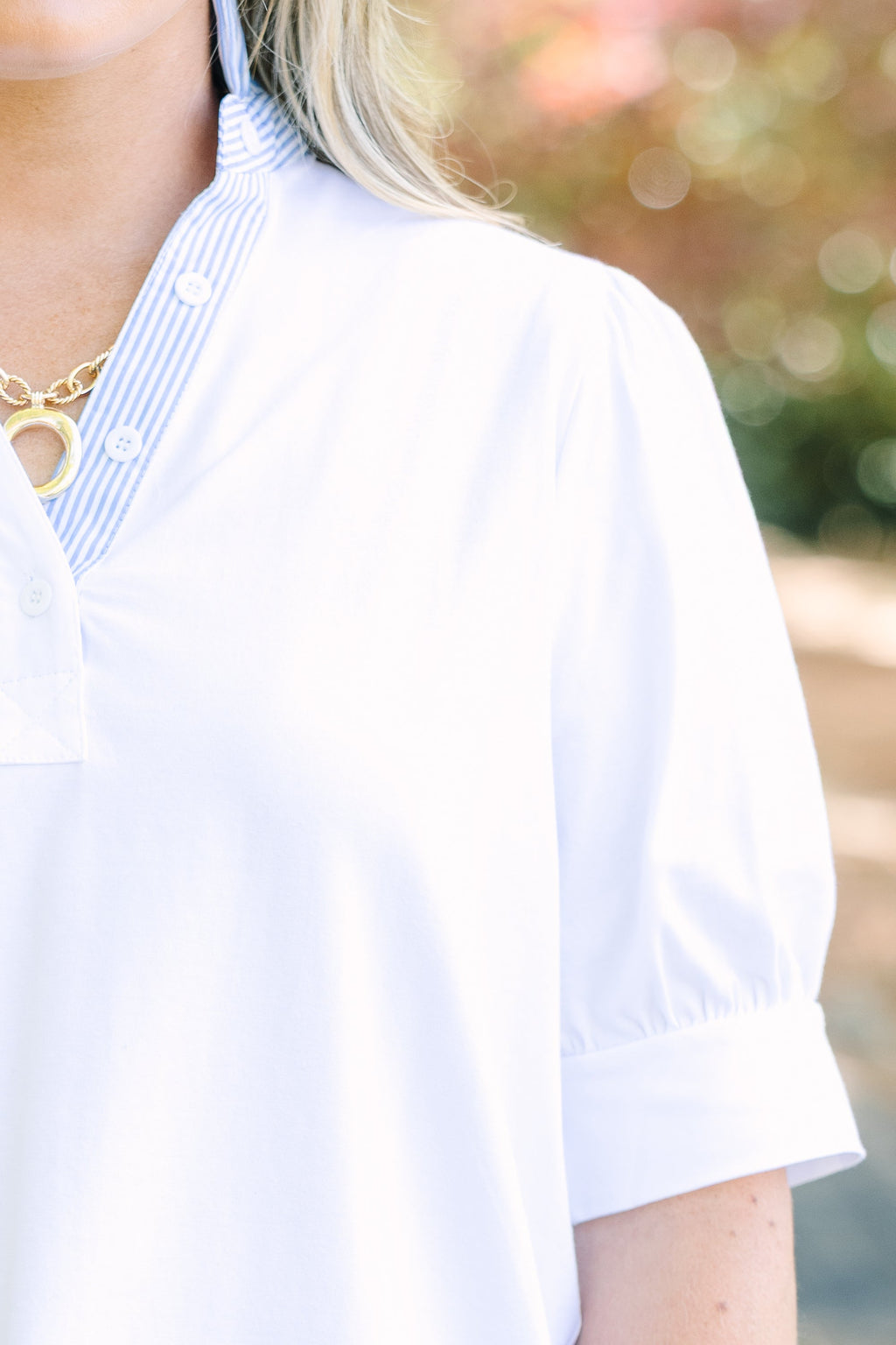 The Clear Choice Top, White