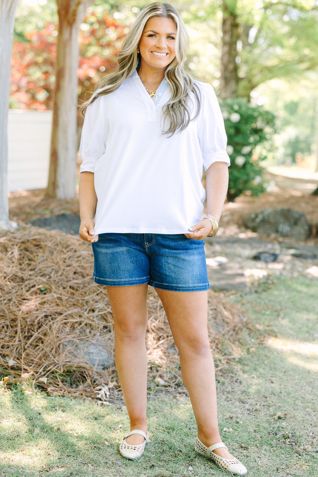 The Clear Choice Top, White