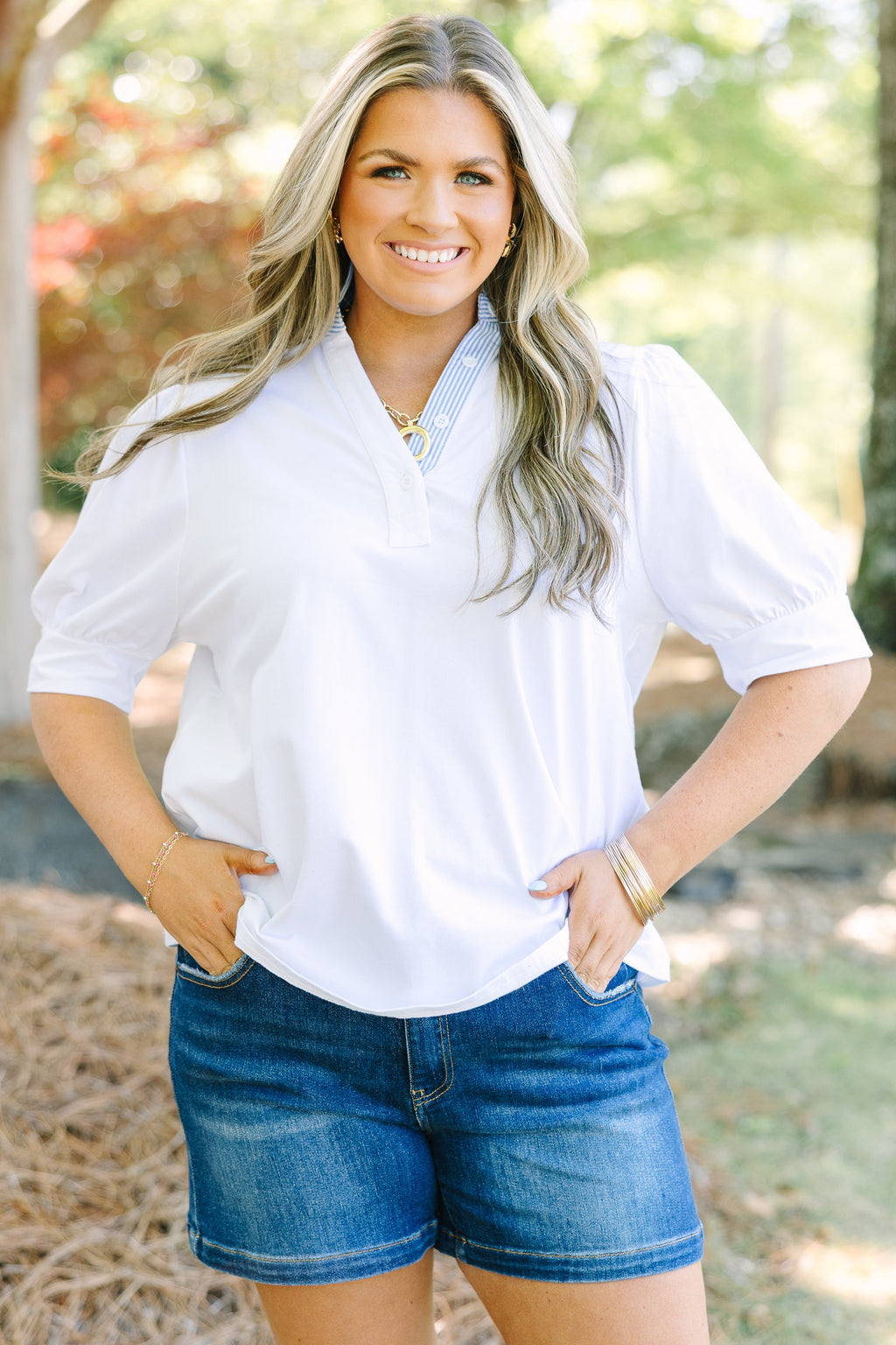 The Clear Choice Top, White