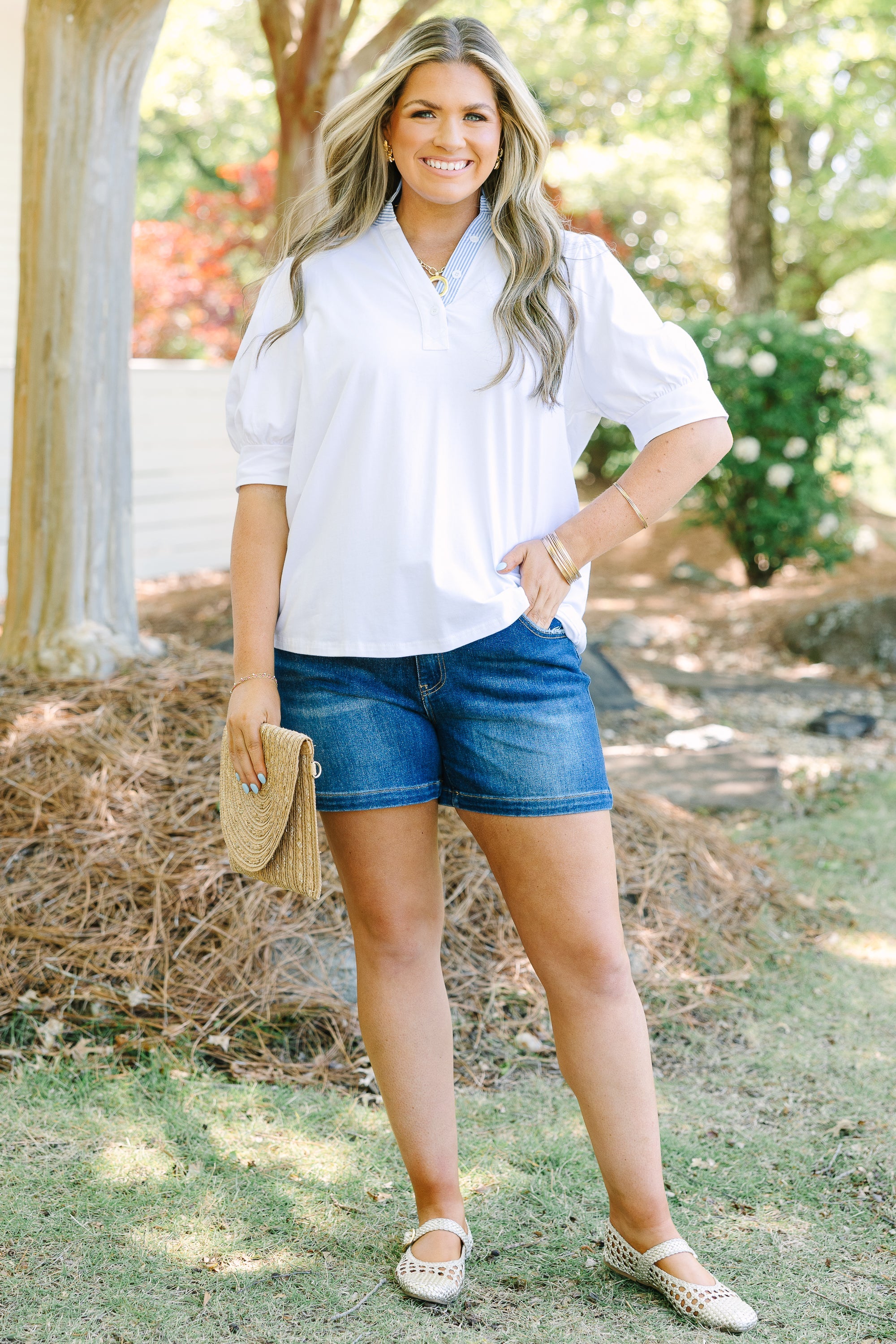 The Clear Choice Top, White
