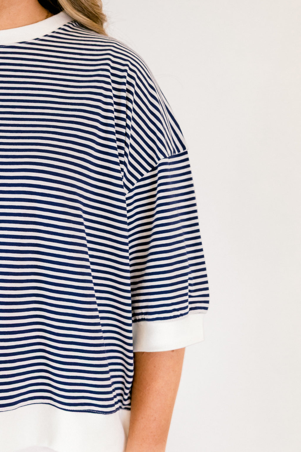 The Classic Coastline Top, Navy