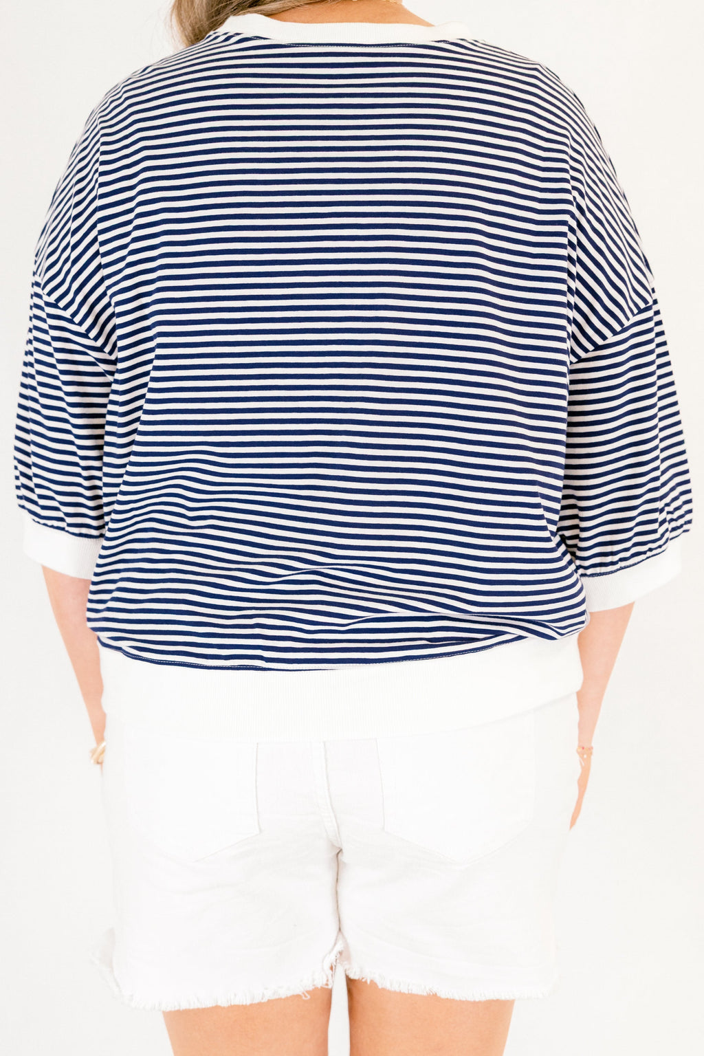 The Classic Coastline Top, Navy