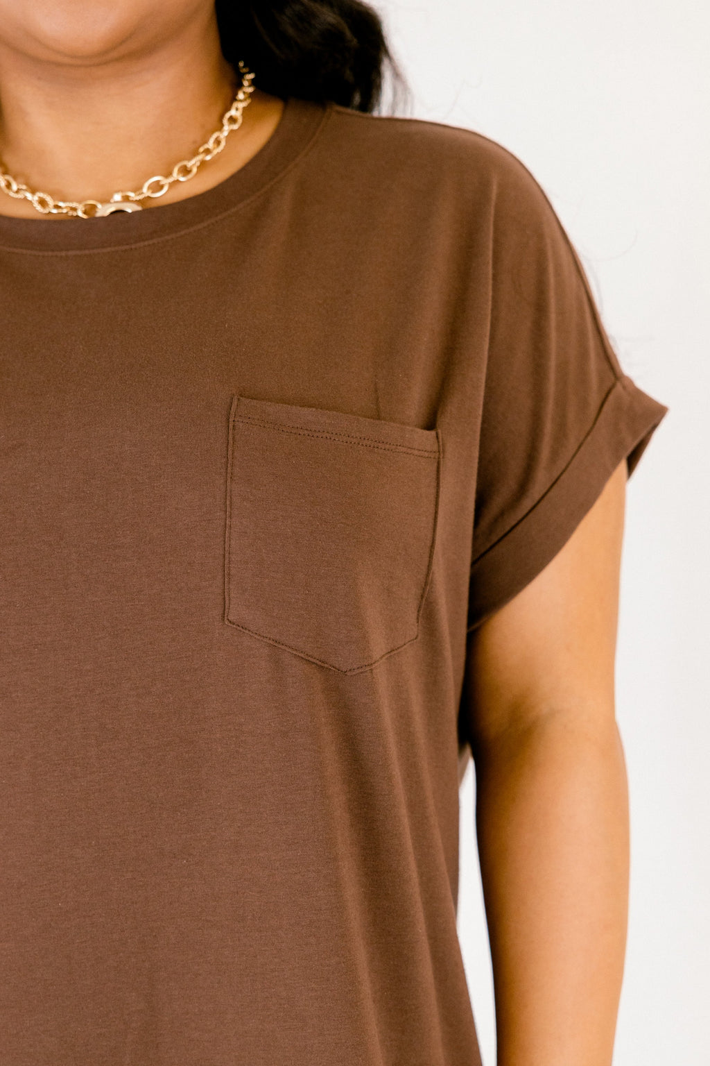 The Done Deal Dress, Brown