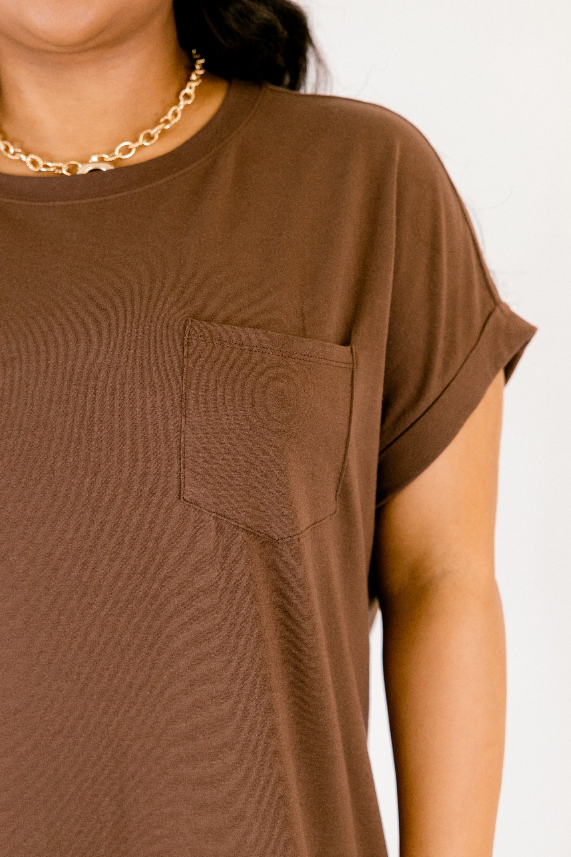 The Done Deal Dress, Brown