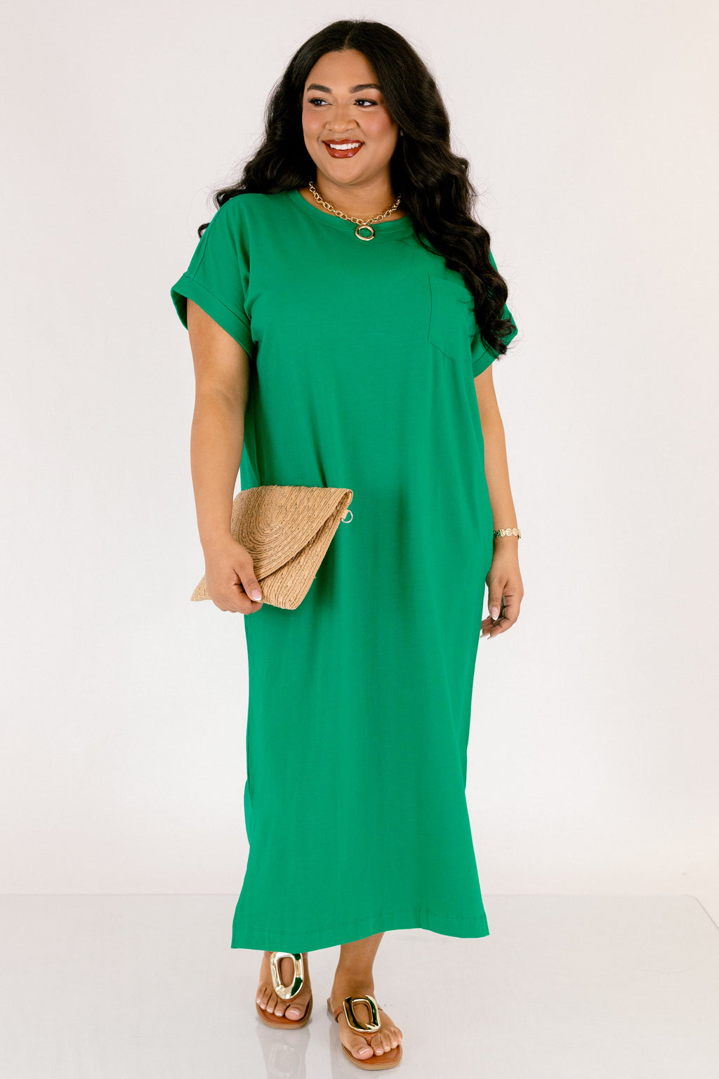 The Done Deal Dress, Kelly Green