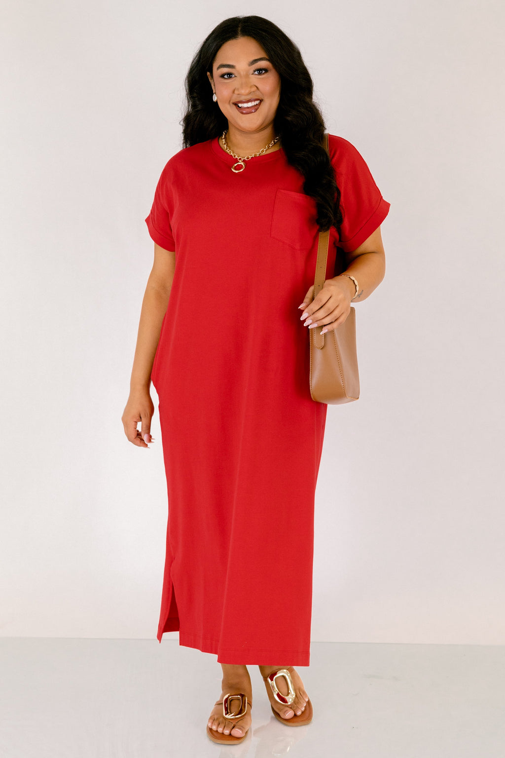 The Done Deal Dress, Ruby Red