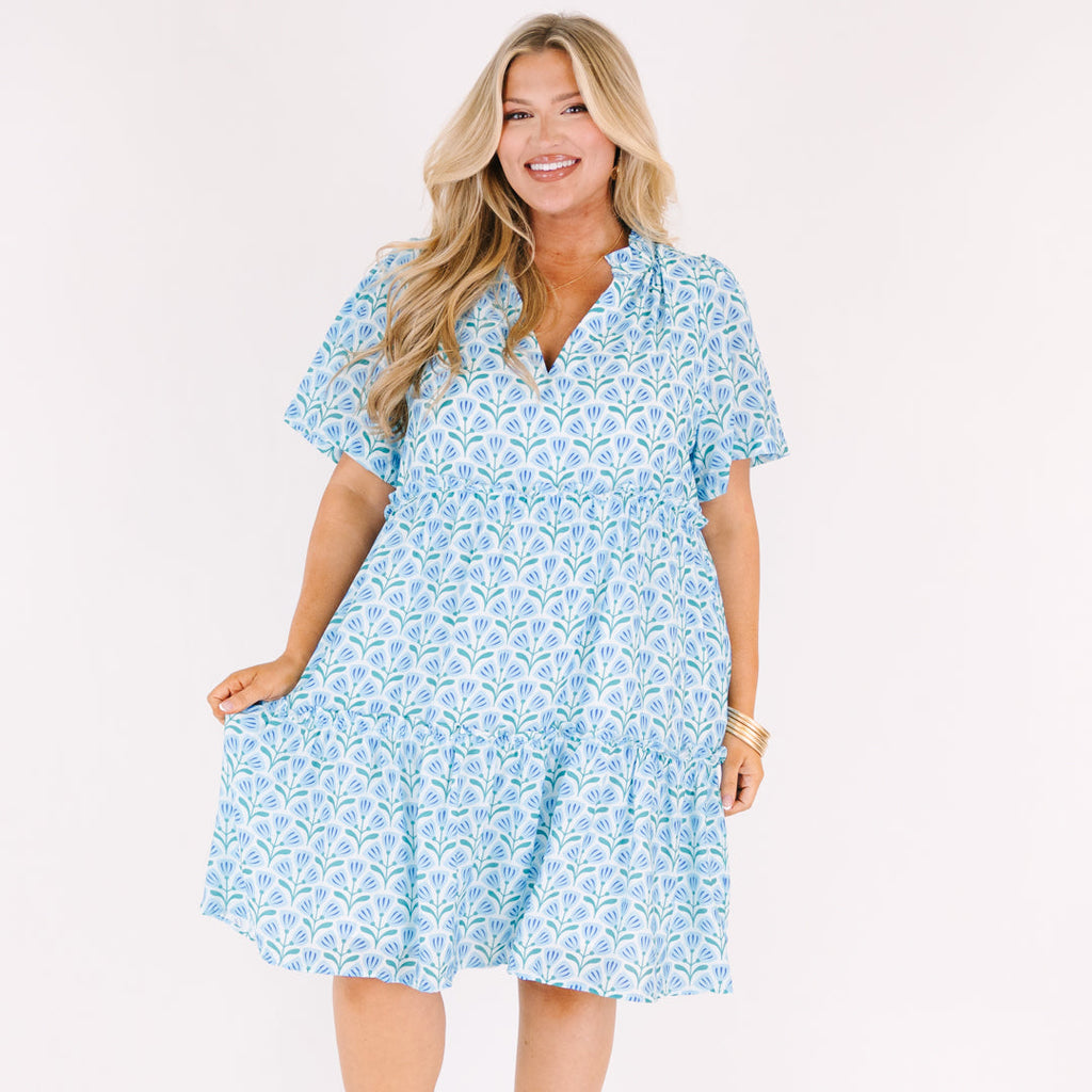 The Edge Dress, Light Blue
