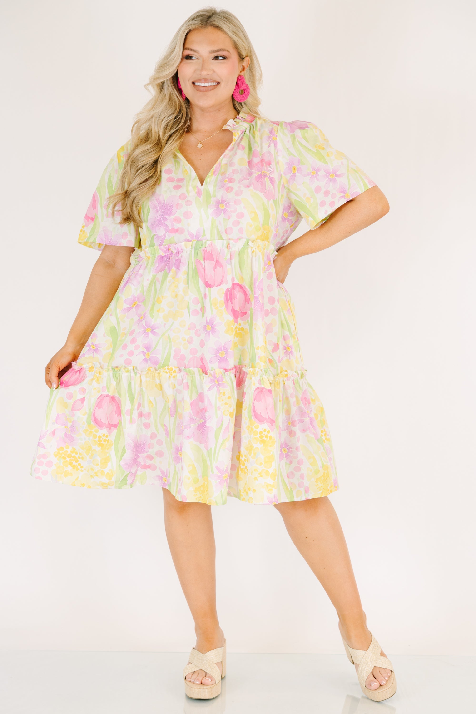 The Edge Dress, Yellow