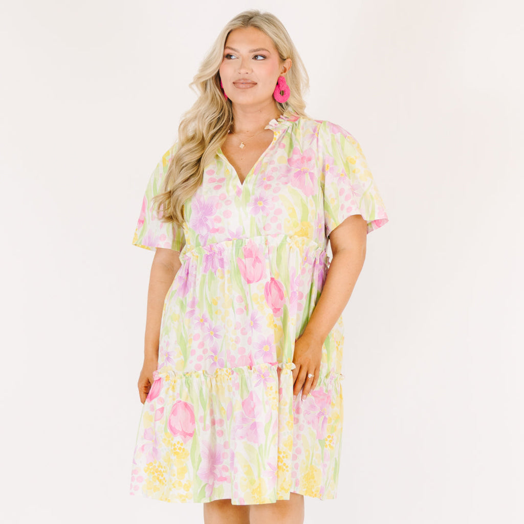 The Edge Dress, Yellow