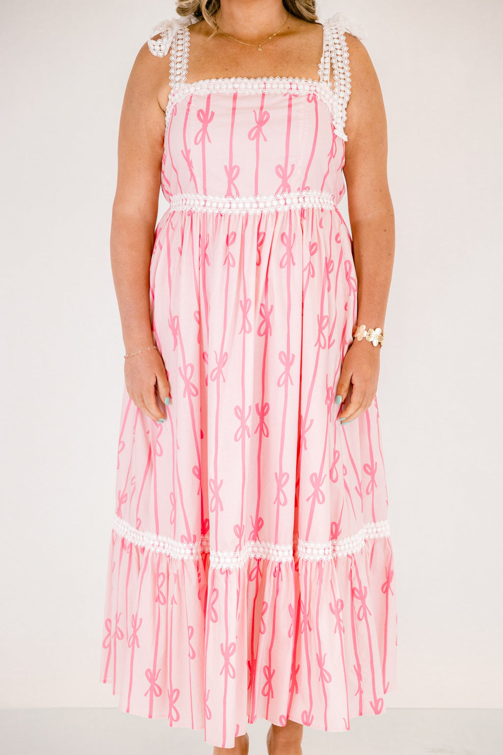 The Garden's Secret Maxi Dress, Pink
