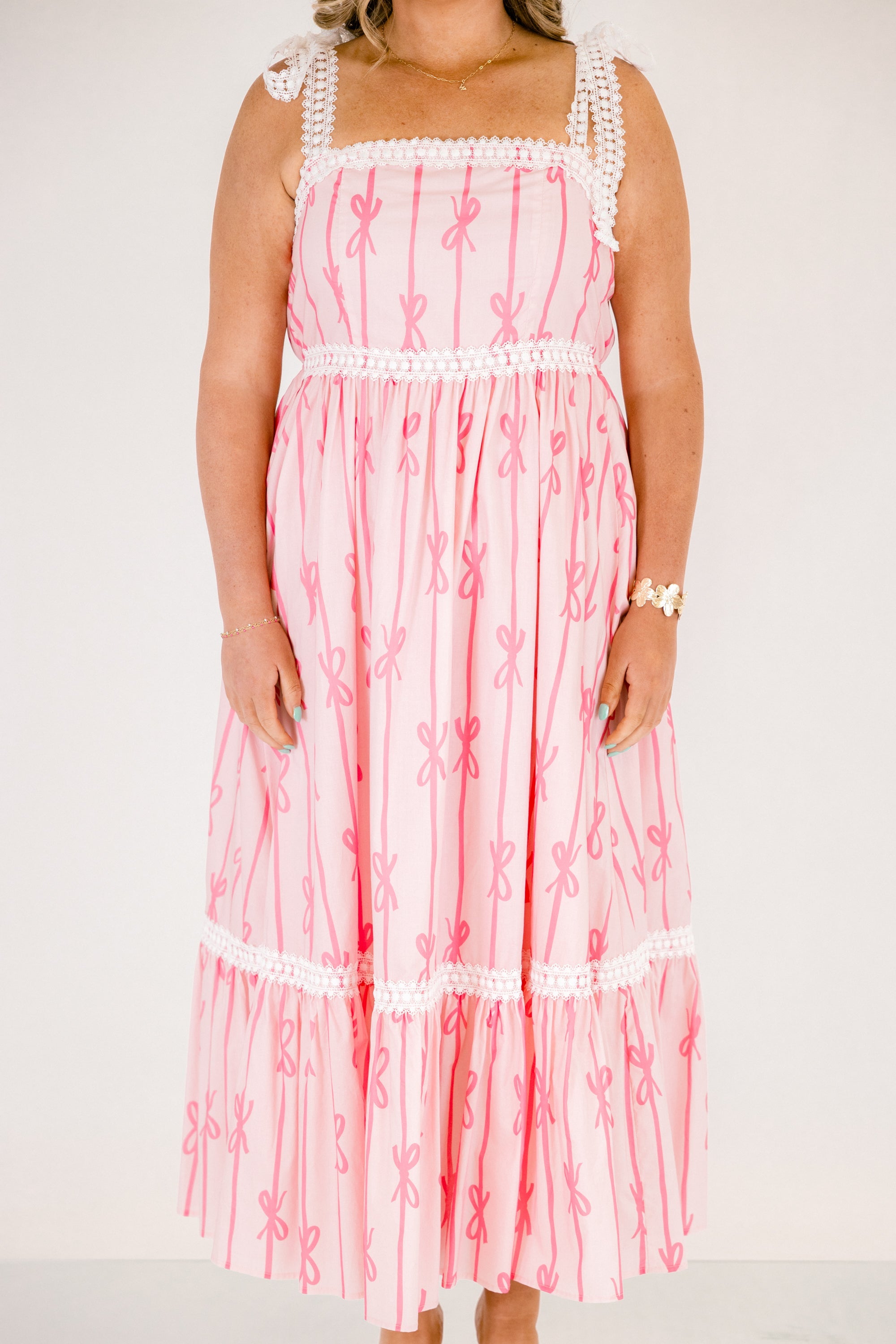 The Garden's Secret Maxi Dress, Pink
