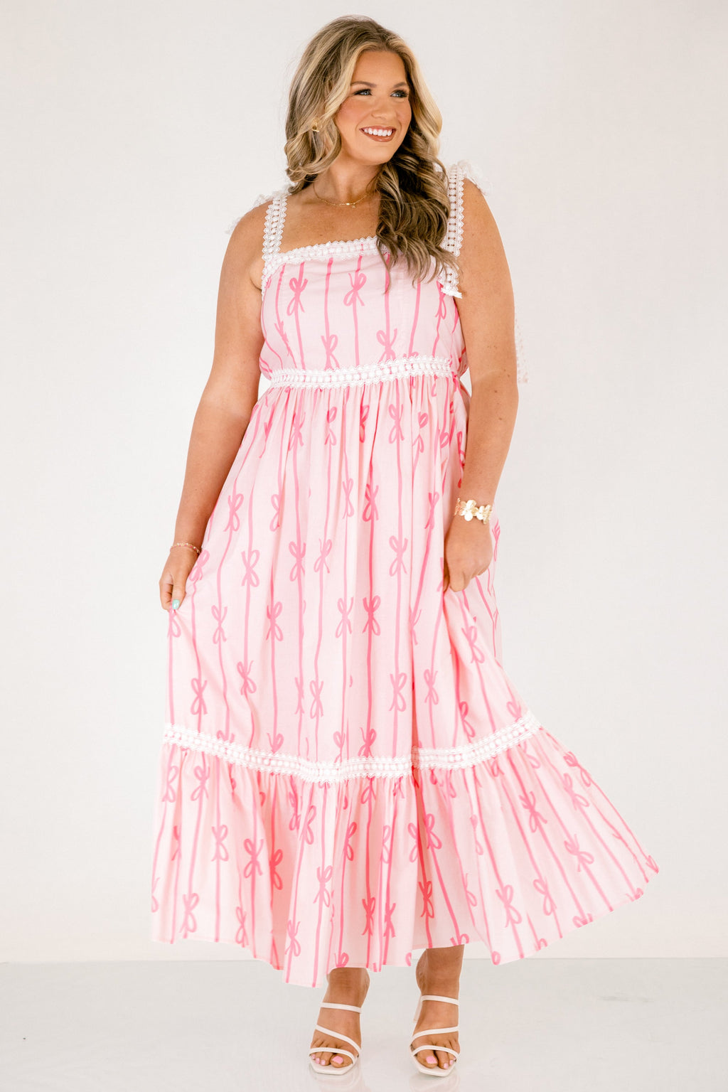 The Garden's Secret Maxi Dress, Pink