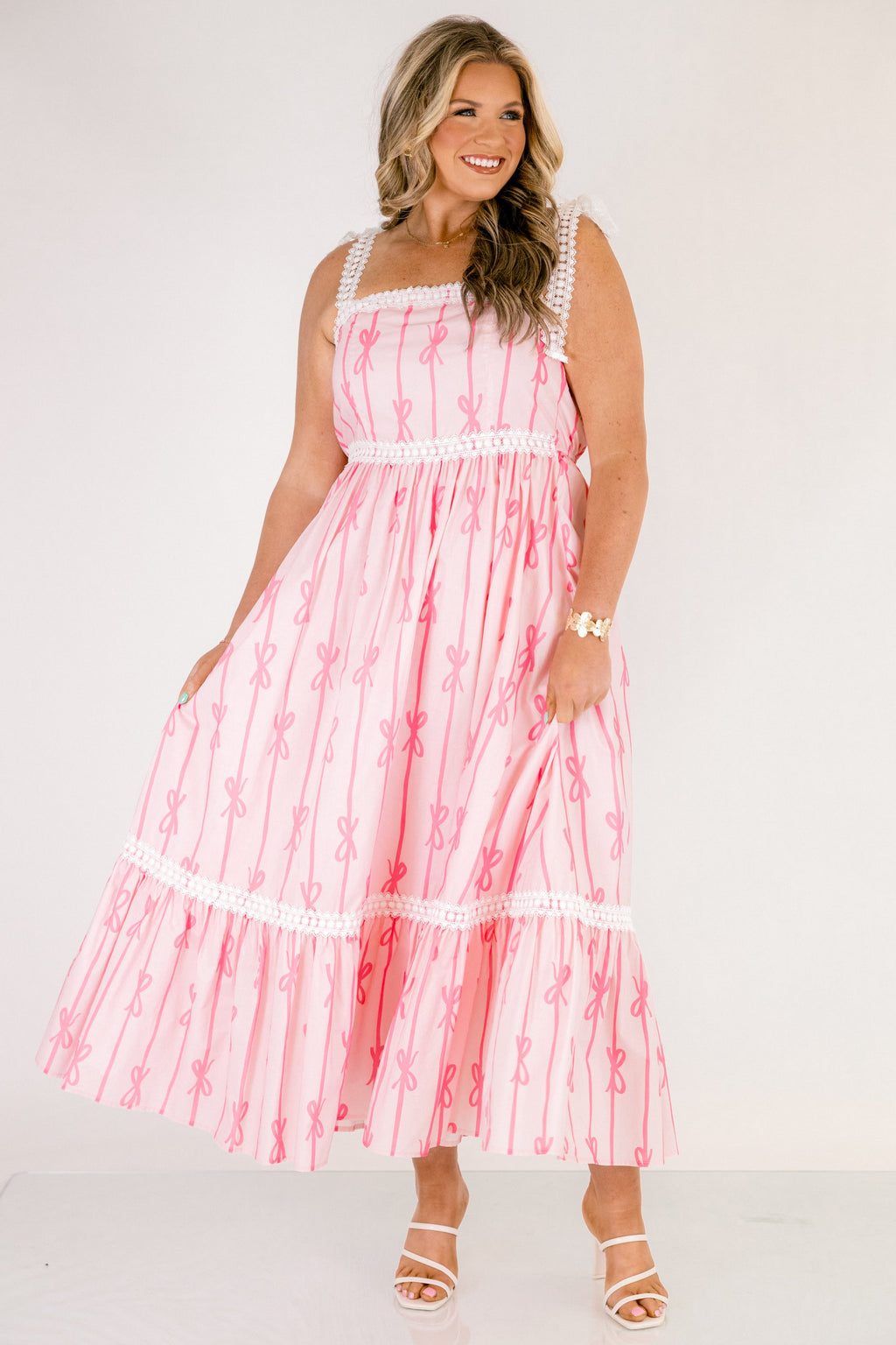 The Garden's Secret Maxi Dress, Pink