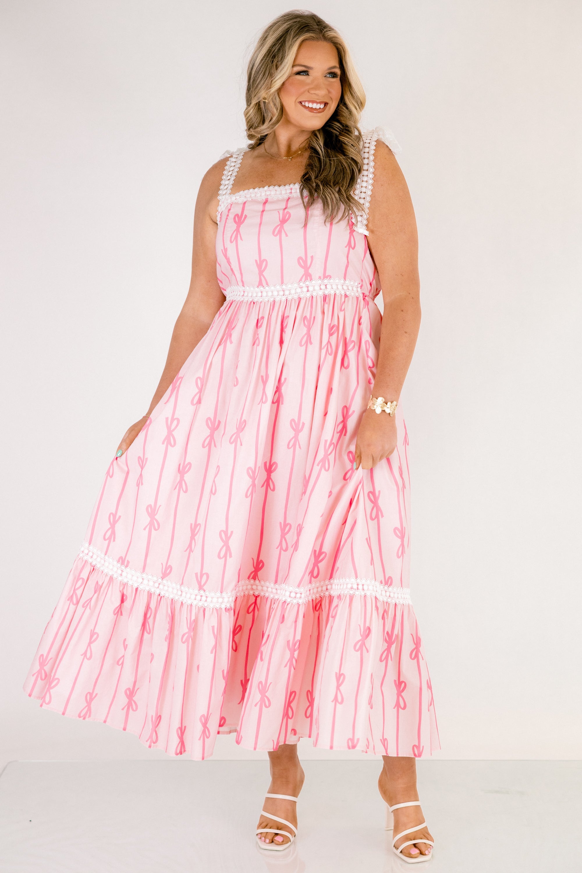The Garden's Secret Maxi Dress, Pink