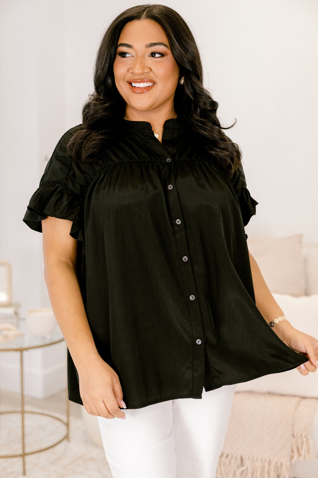 The Misfortunes Of Life Top, Black