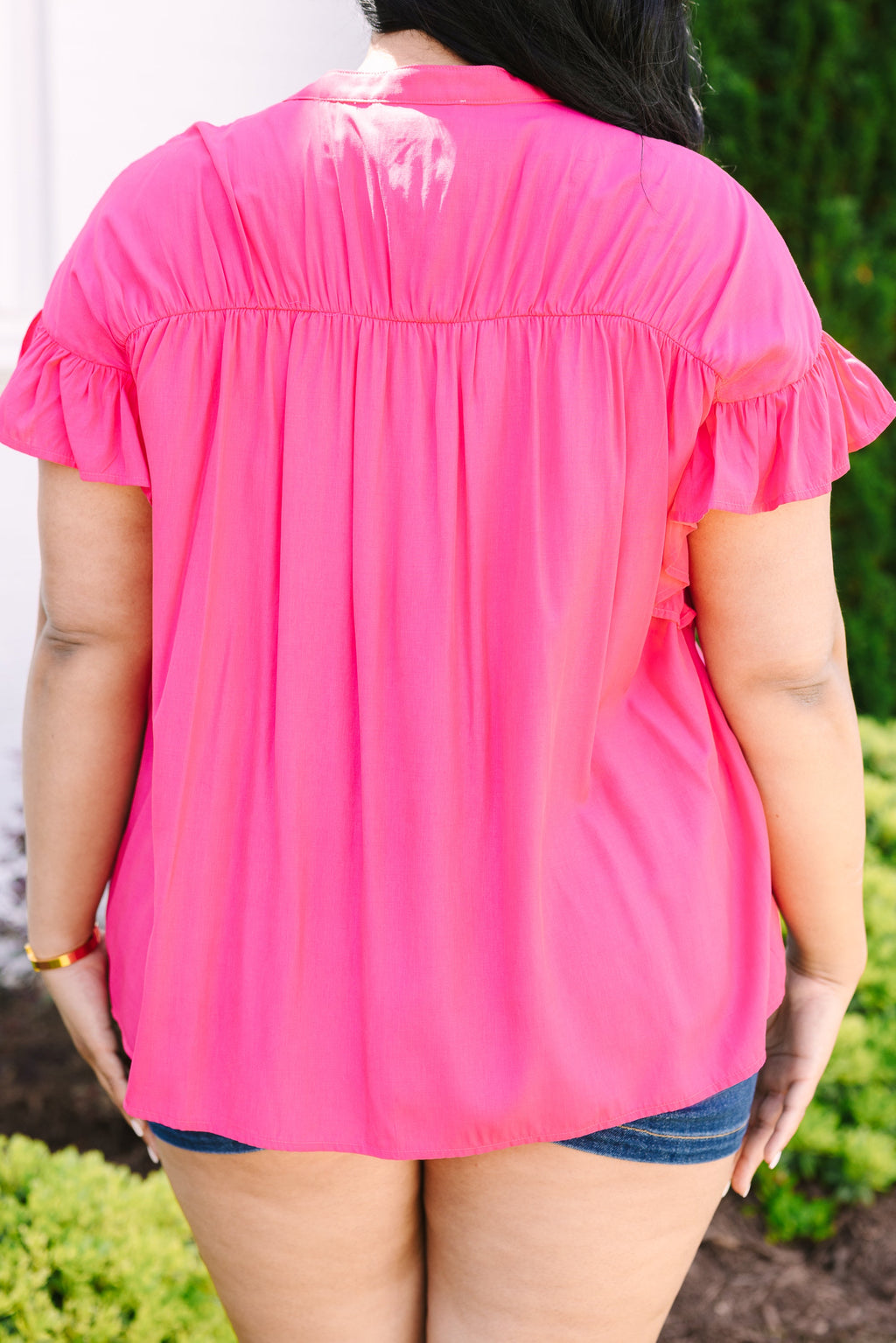 The Misfortunes Of Life Top, Fuchsia