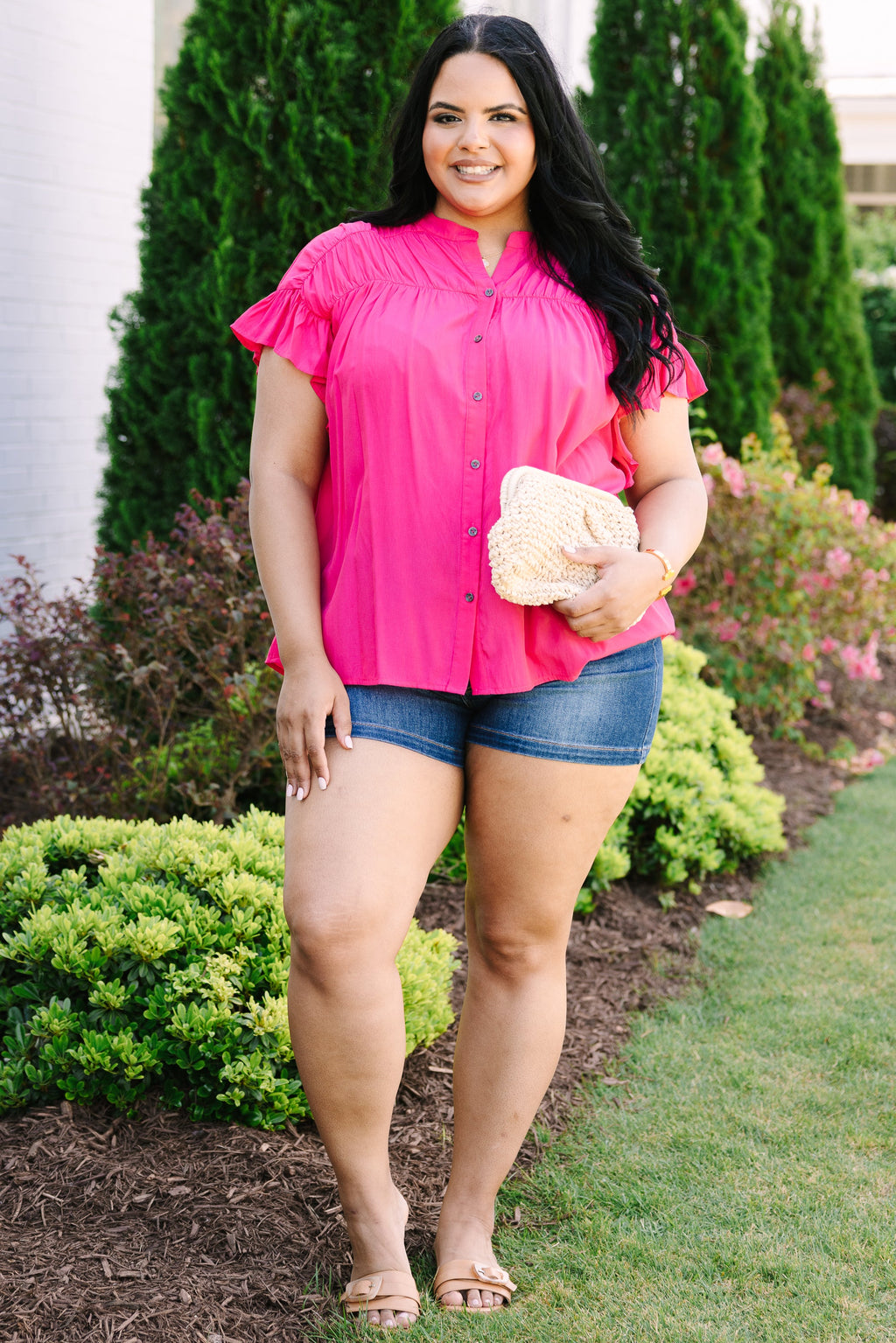The Misfortunes Of Life Top, Fuchsia