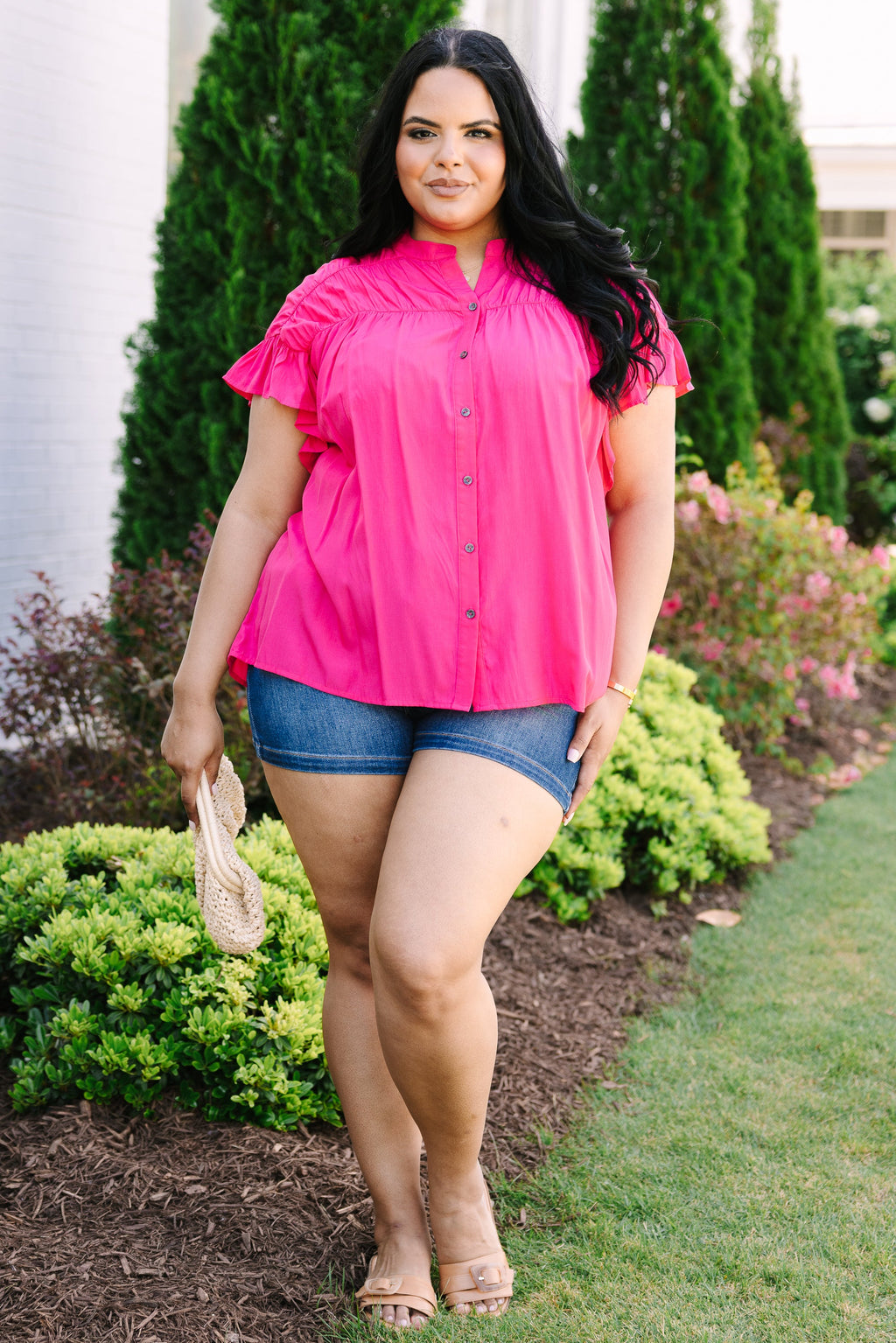 The Misfortunes Of Life Top, Fuchsia