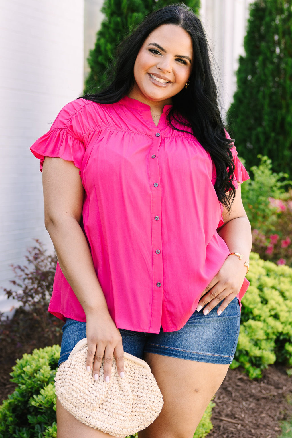 The Misfortunes Of Life Top, Fuchsia