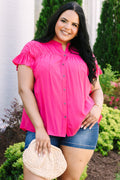 The Misfortunes Of Life Top, Fuchsia