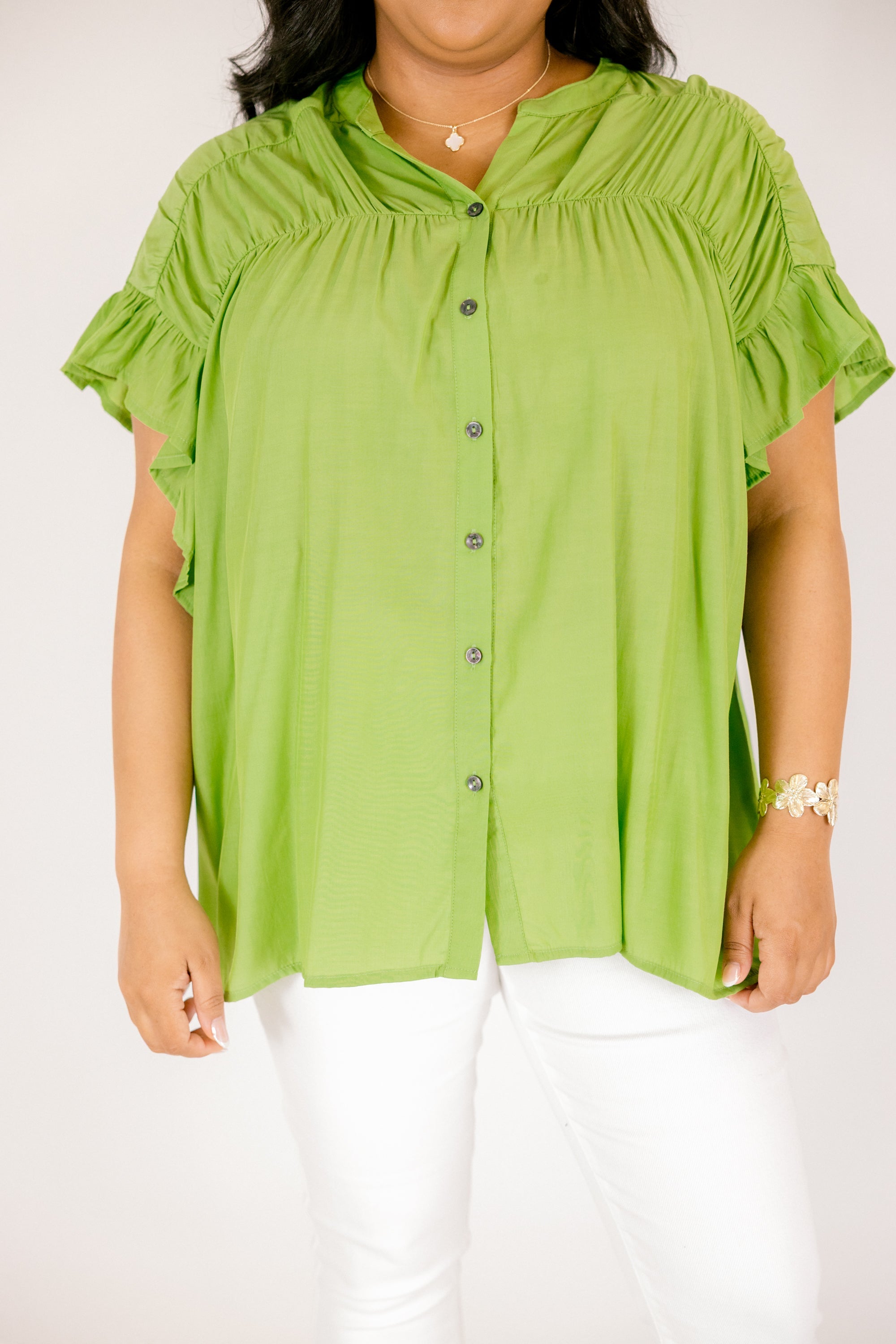 The Misfortunes Of Life Top, Green