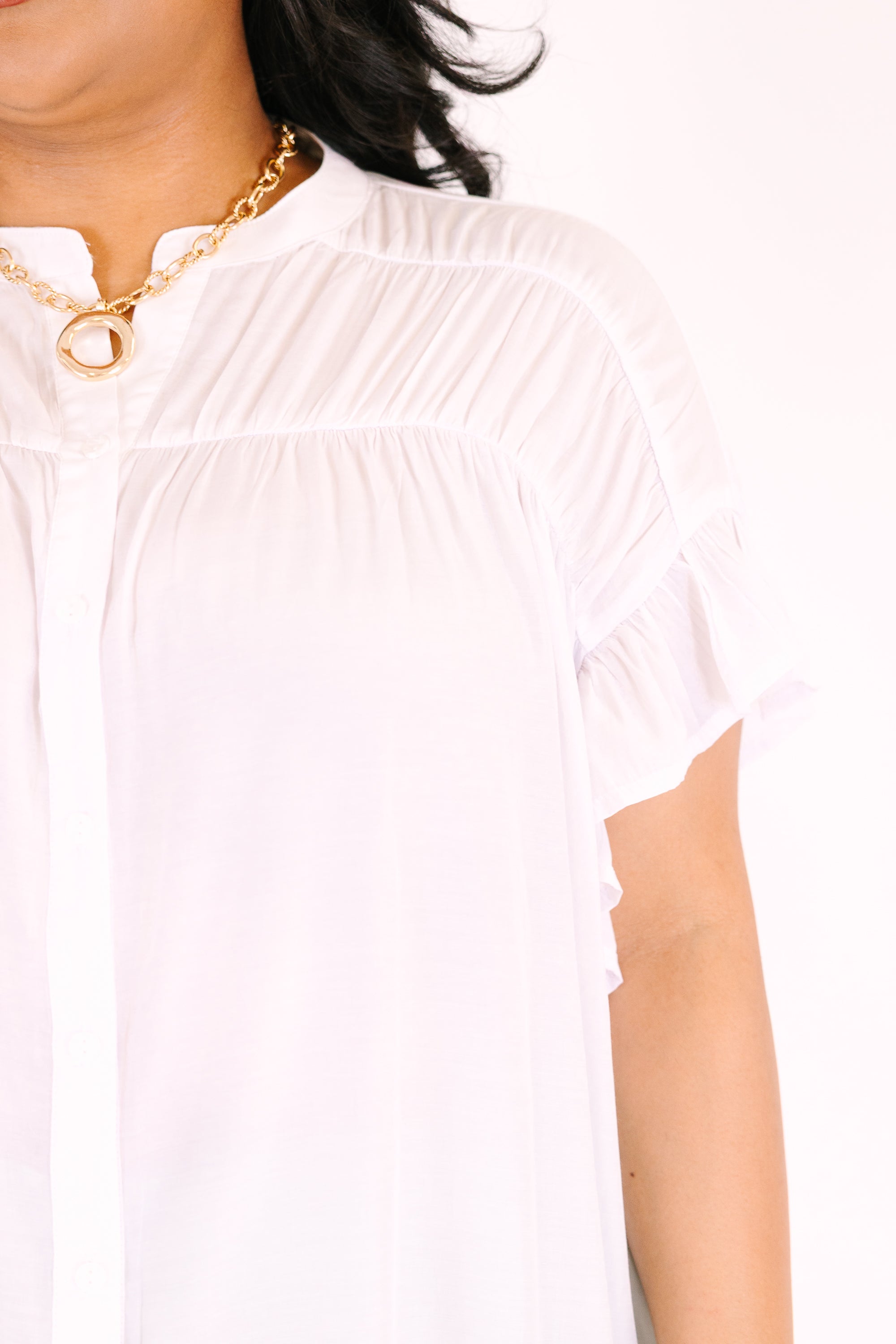 The Misfortunes Of Life Top, Ivory