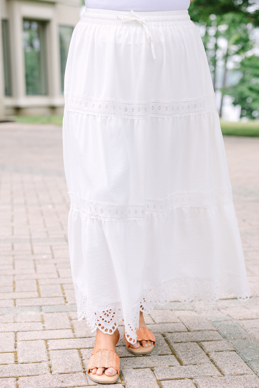The Ophelia Skirt, White Lace
