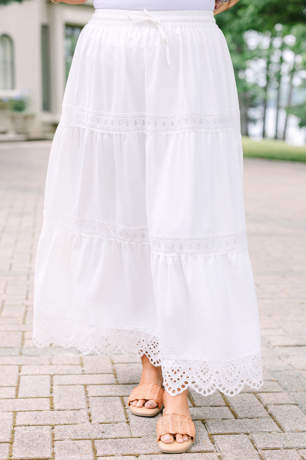 The Ophelia Skirt, White Lace