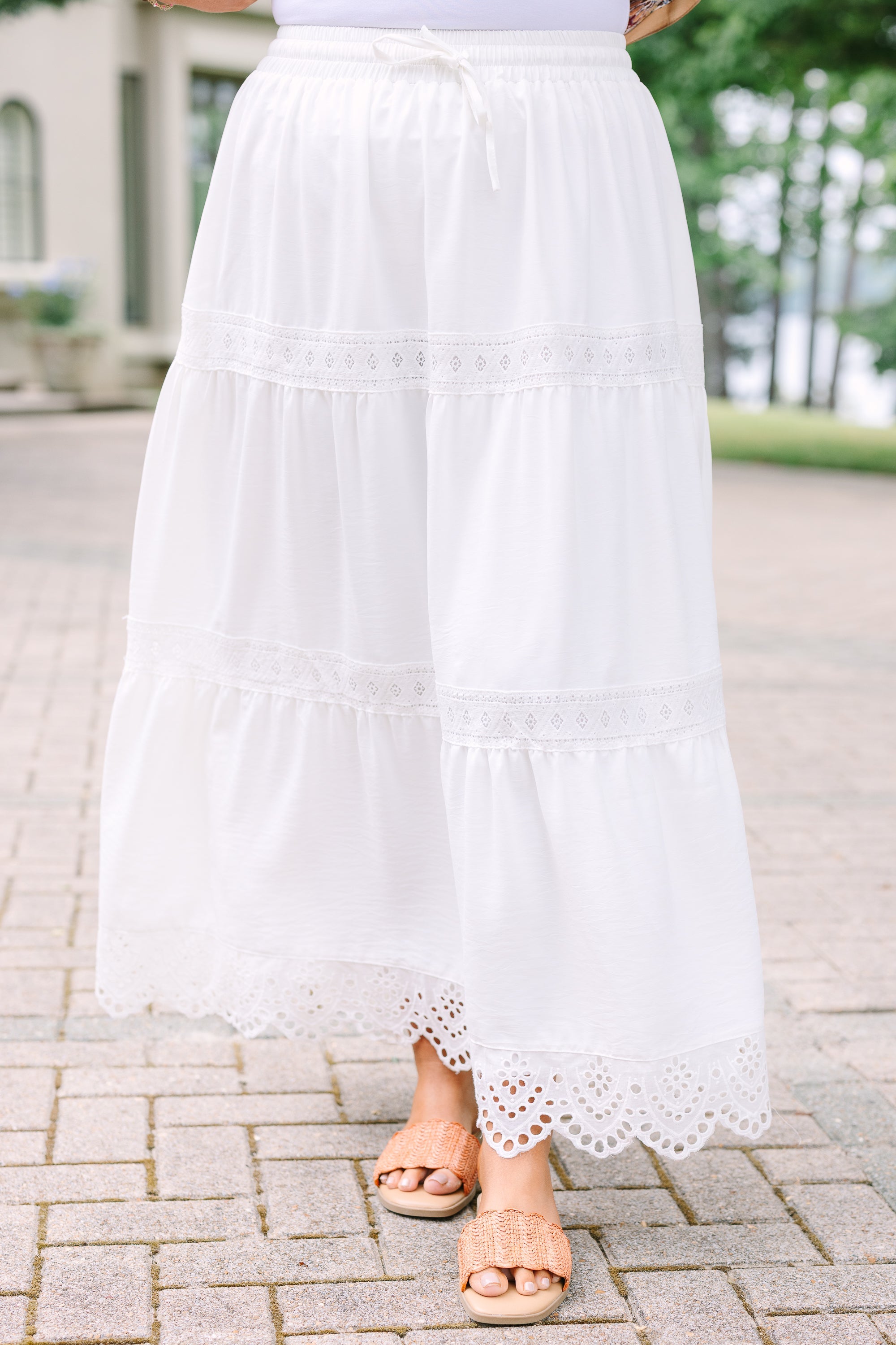 The Ophelia Skirt, White Lace