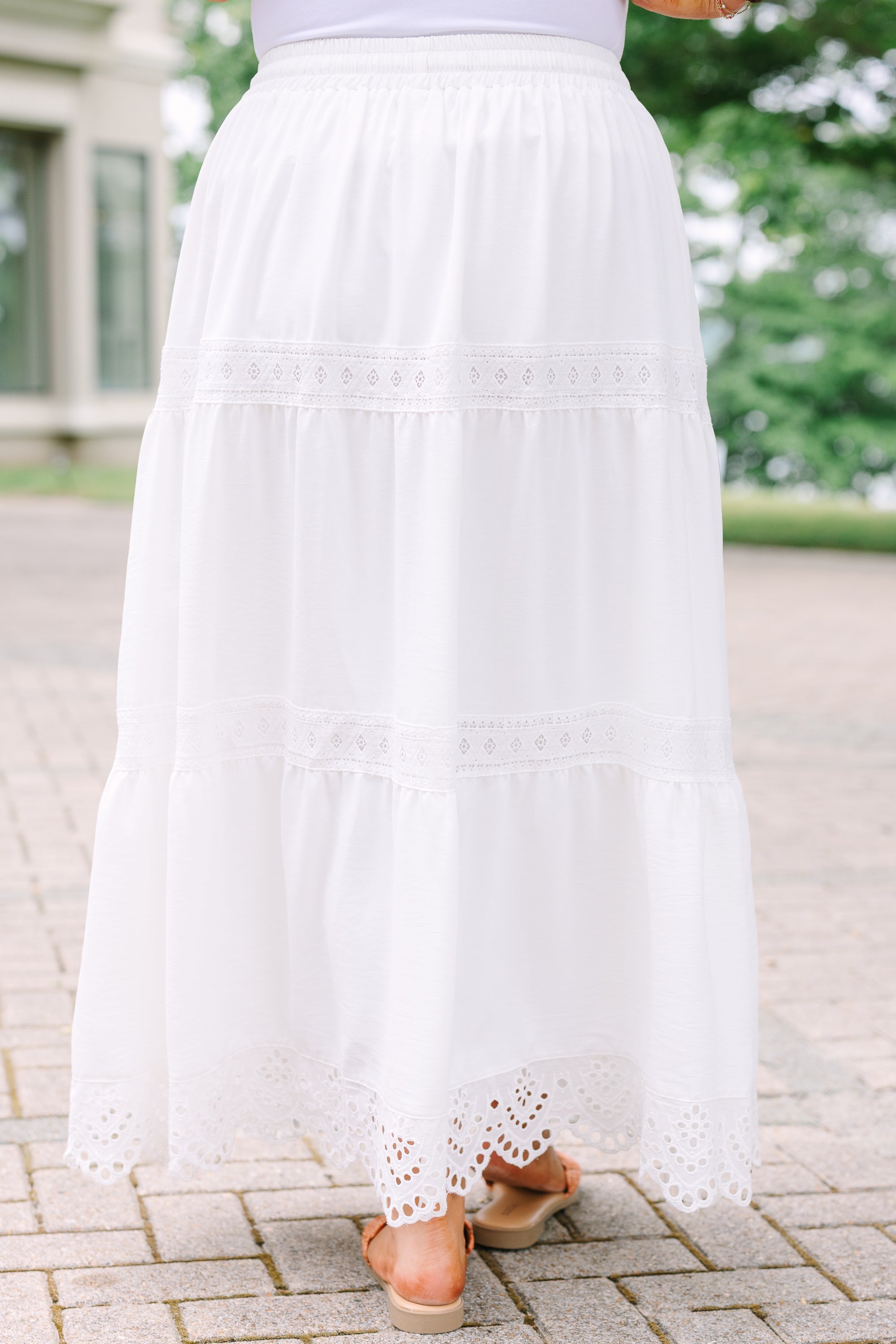 The Ophelia Skirt, White Lace