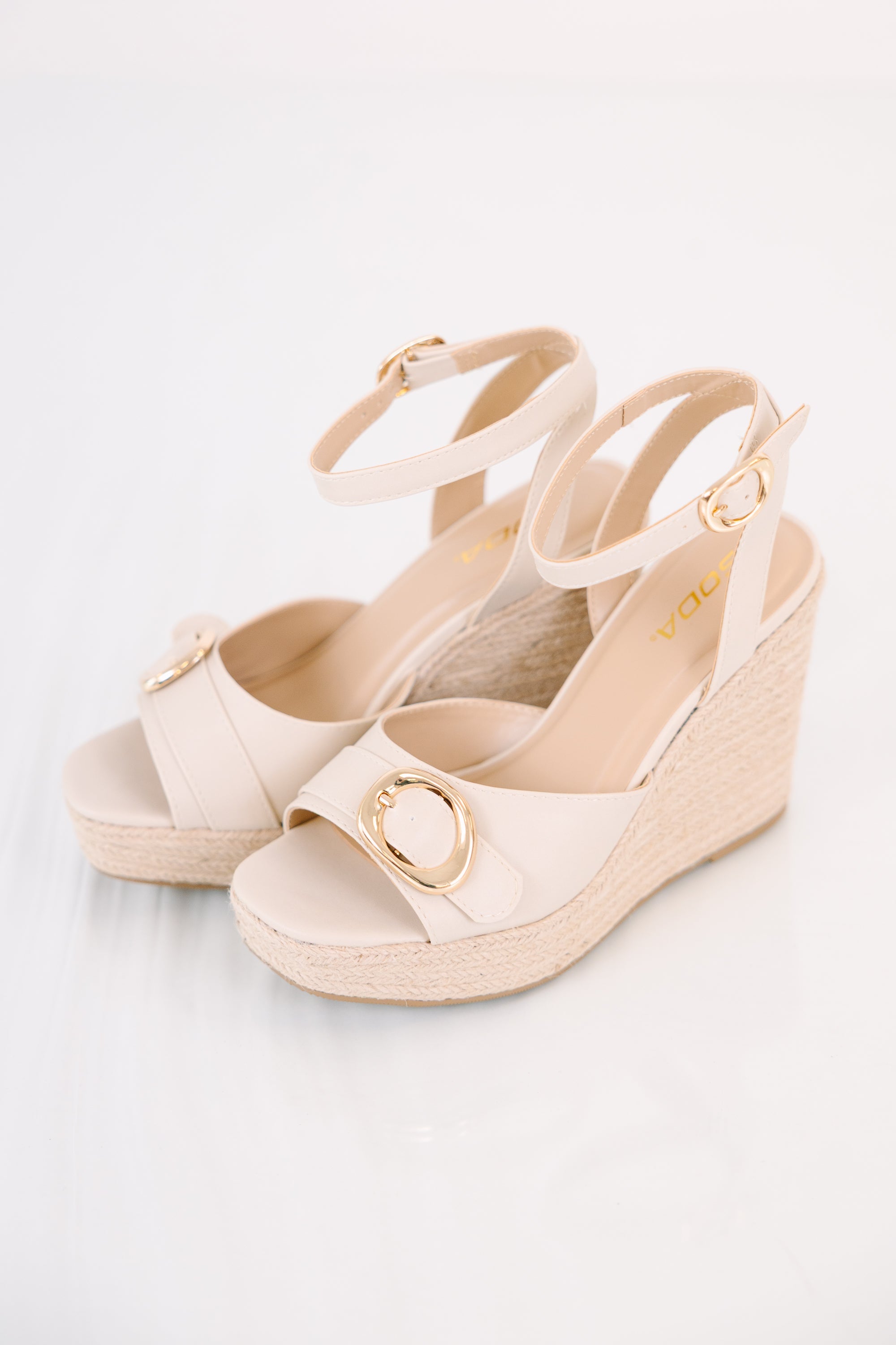 The Sweet Life Wedges, Bone