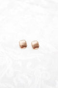 The Uptown Square Studs, Gold