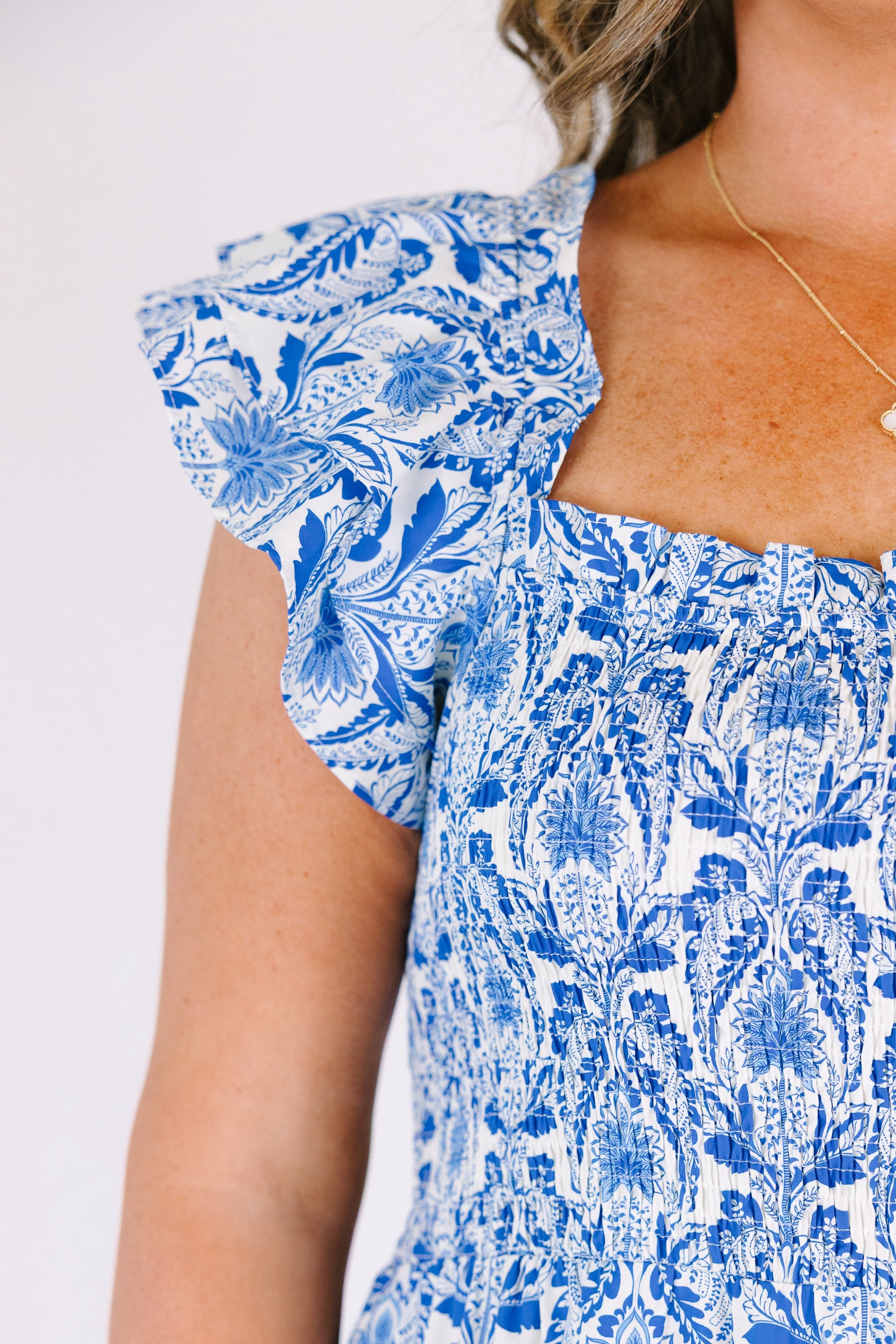 The Wildflower's Song Maxi Dress, Cobalt
