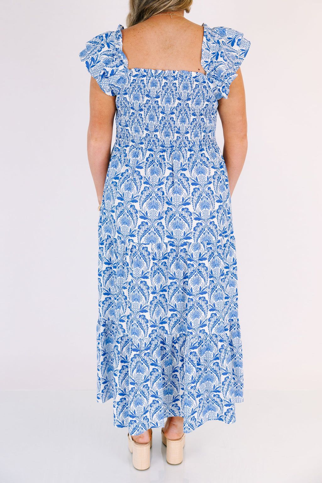 The Wildflower's Song Maxi Dress, Cobalt