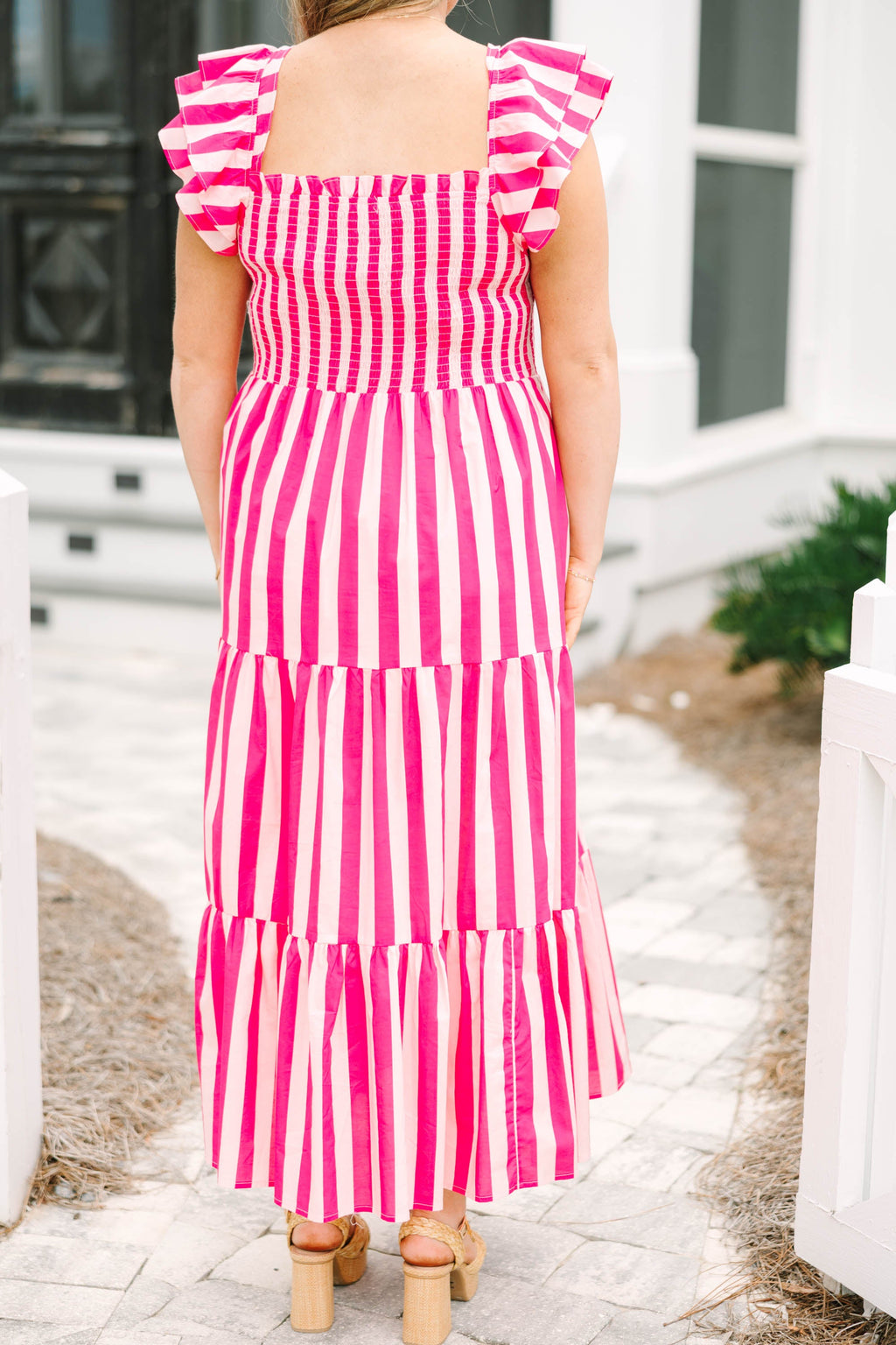 The Wildflower's Song Maxi Dress, Hot Pink