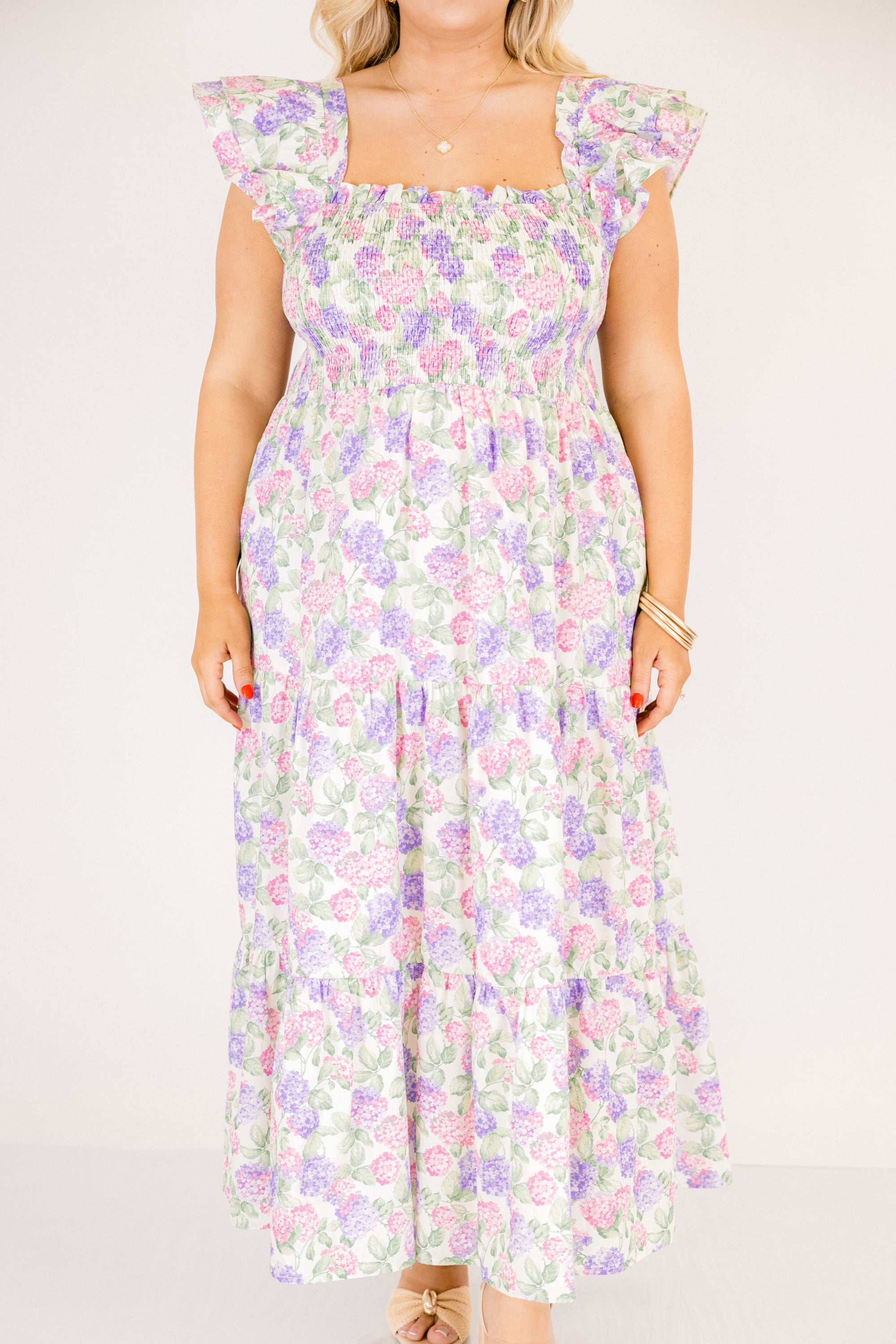 The Wildflower's Song Maxi Dress, Pink Lilac Mix