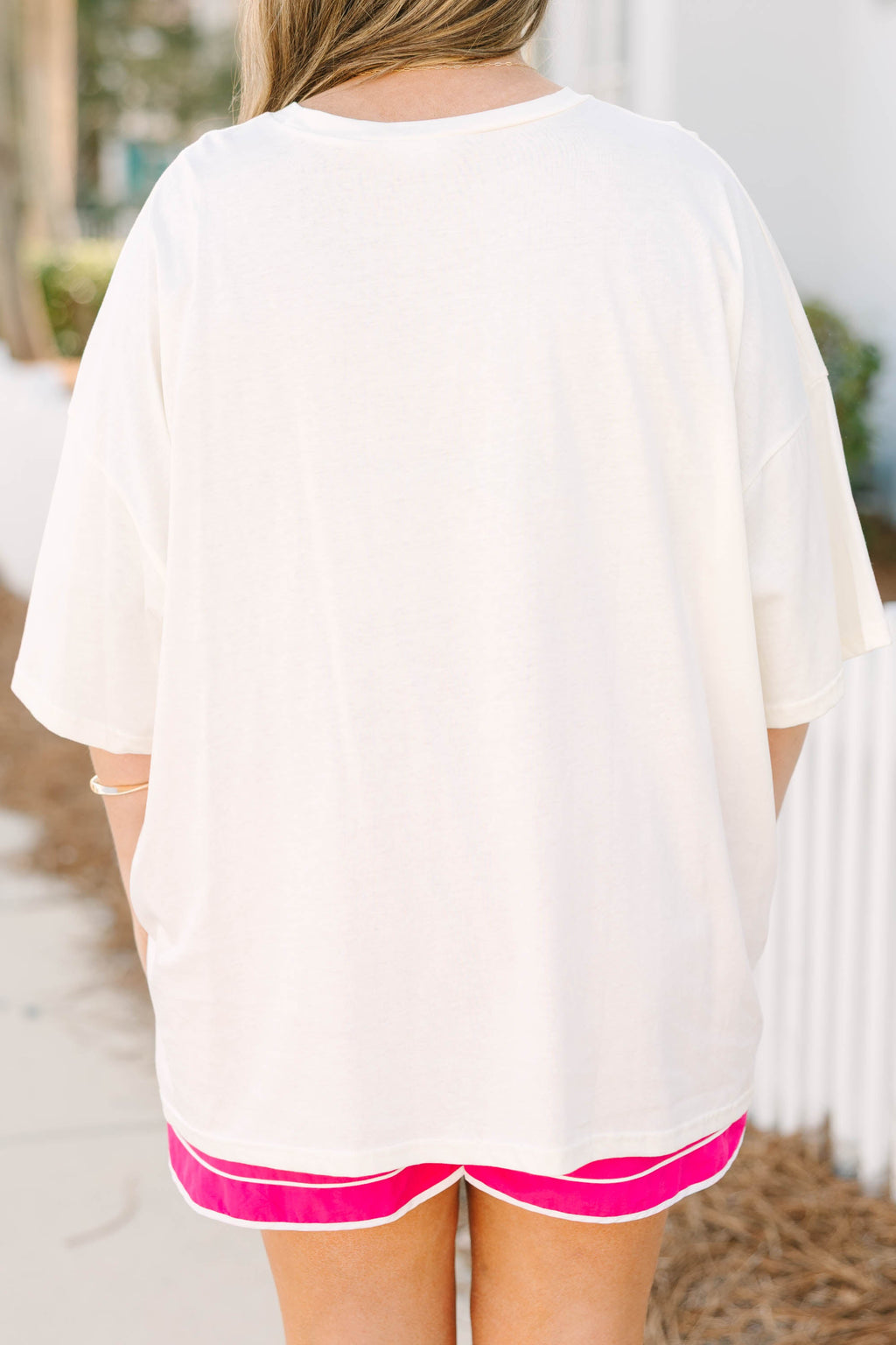 Loving Reminders Boyfriend Tee, Ivory