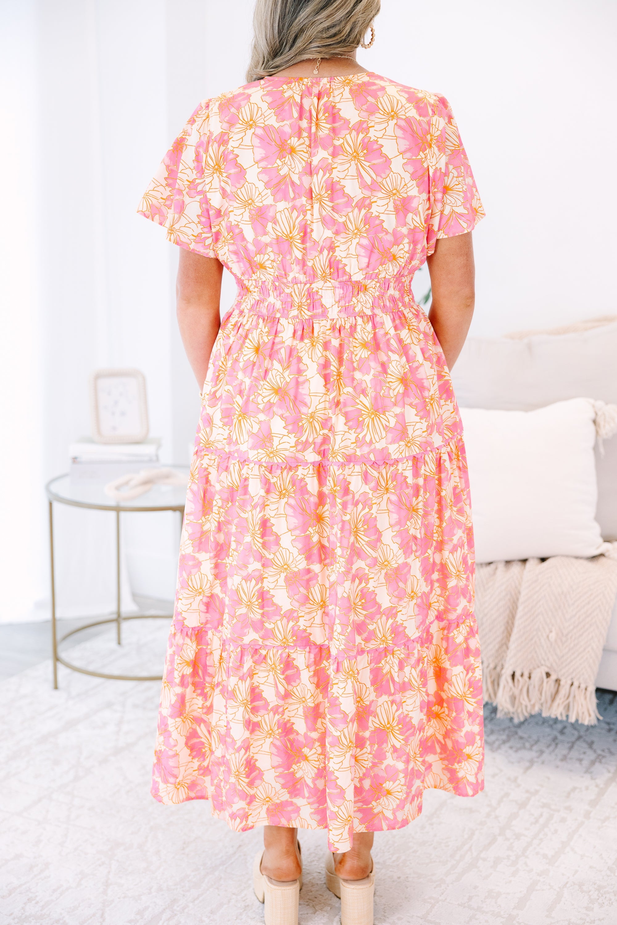Time Will Tell Dress, Pink