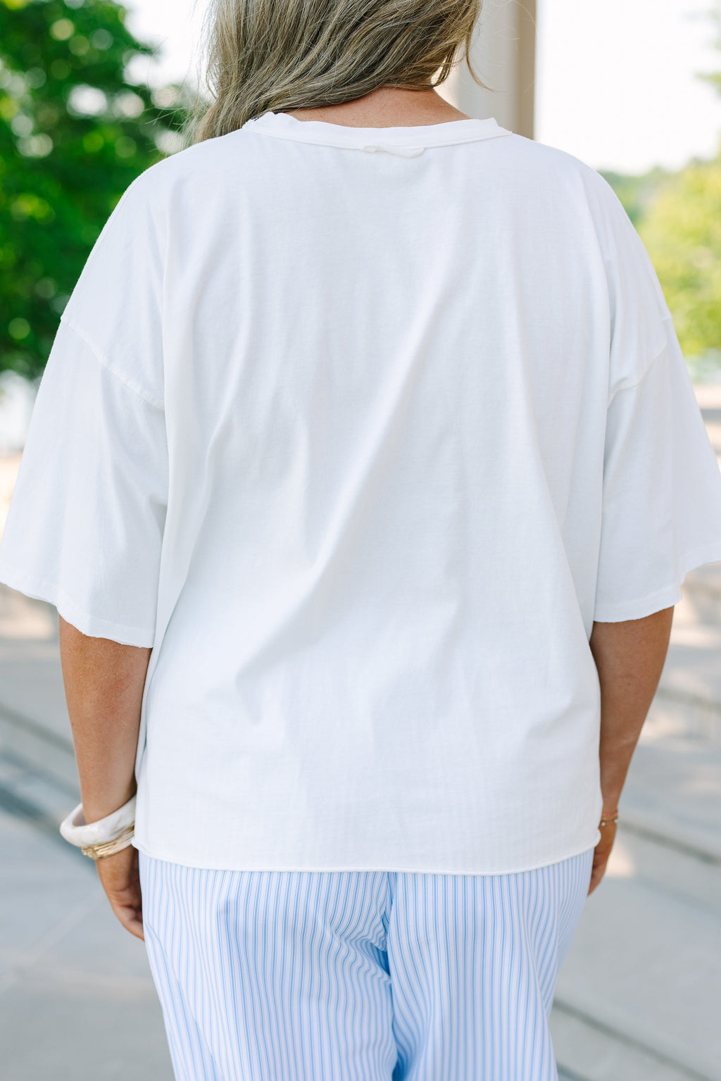 Tinned Fish Vintage Wash Tee, White