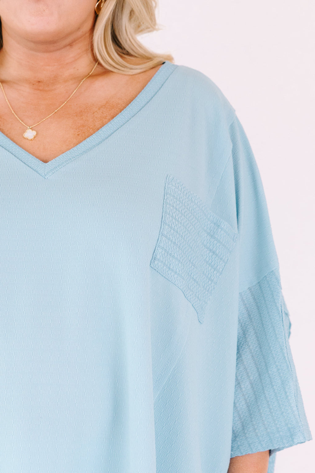 To Be Frank Top, Blue