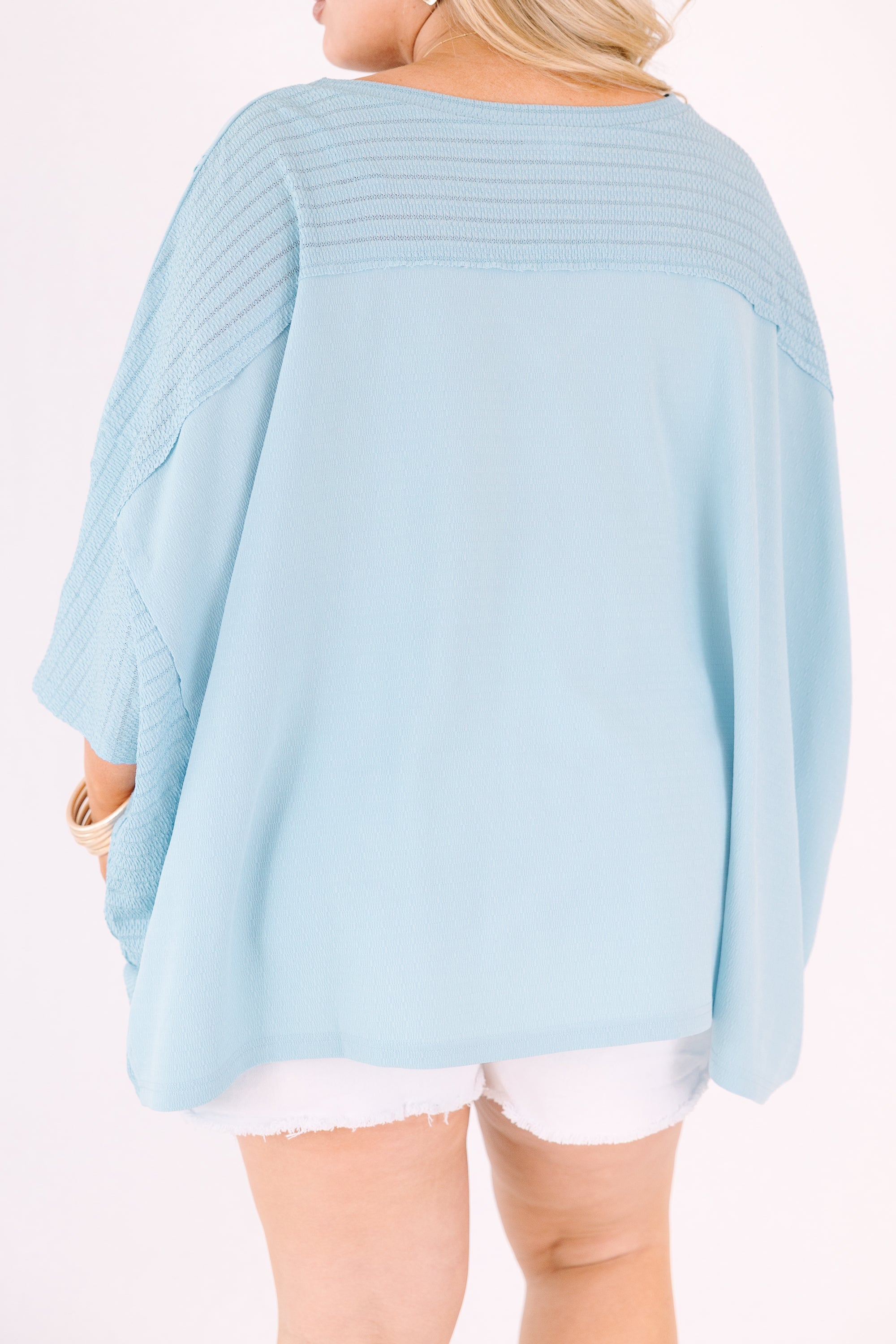 To Be Frank Top, Blue