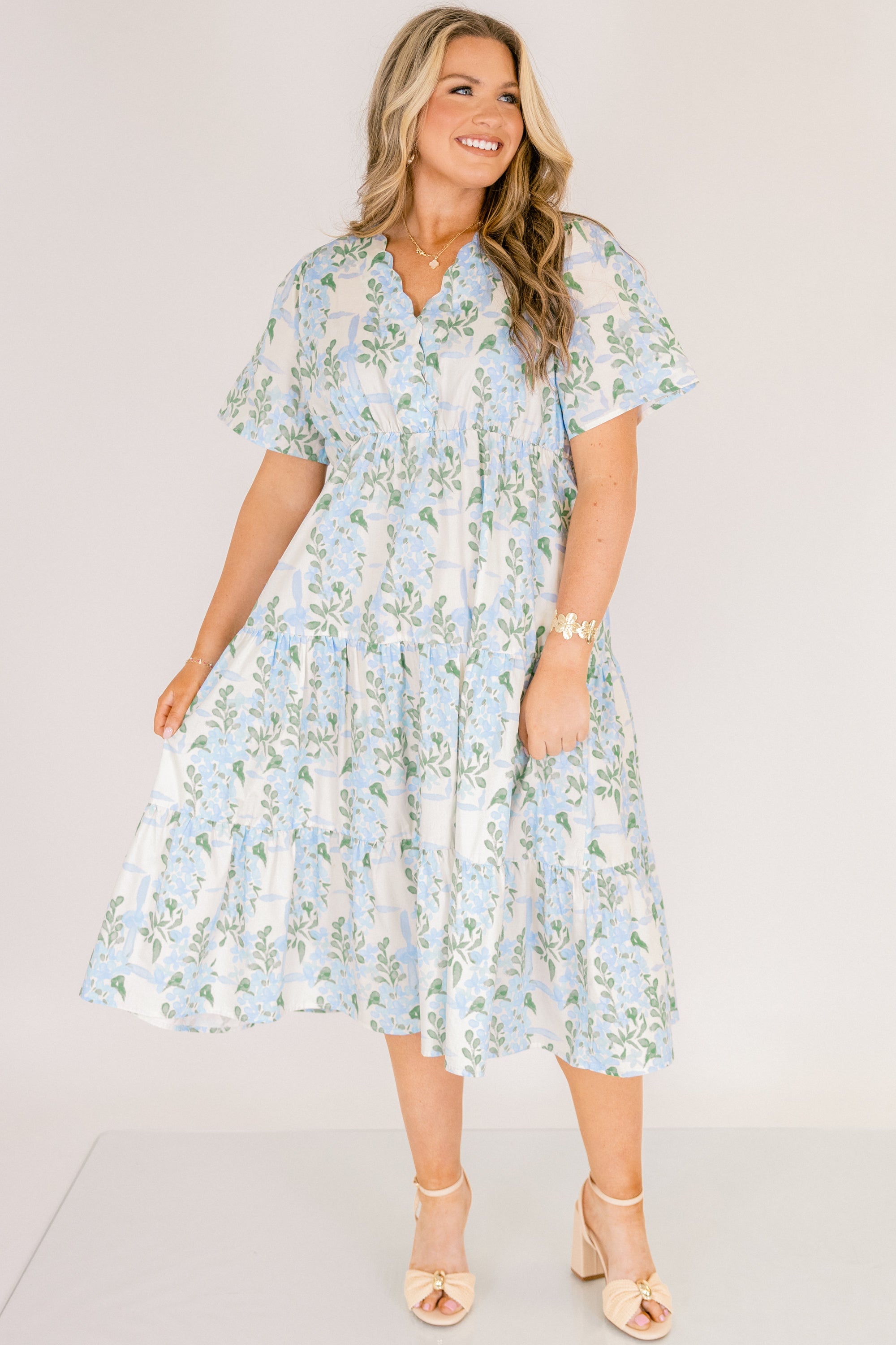 Tomorrow Will Come Dress, Blue