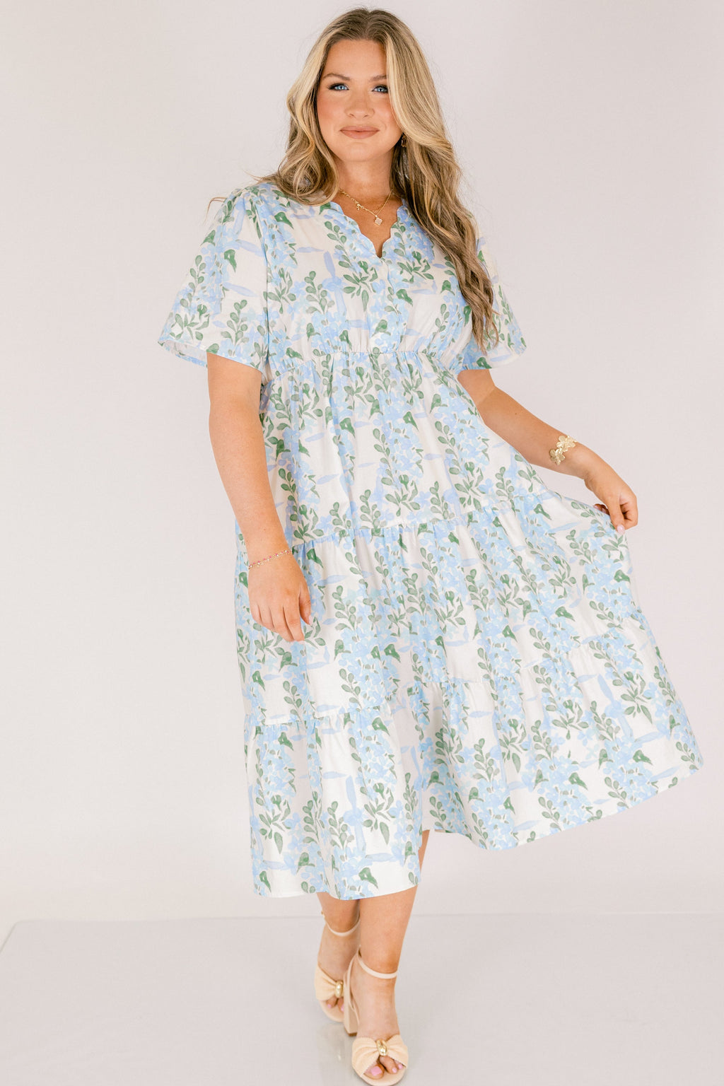 Tomorrow Will Come Dress, Blue