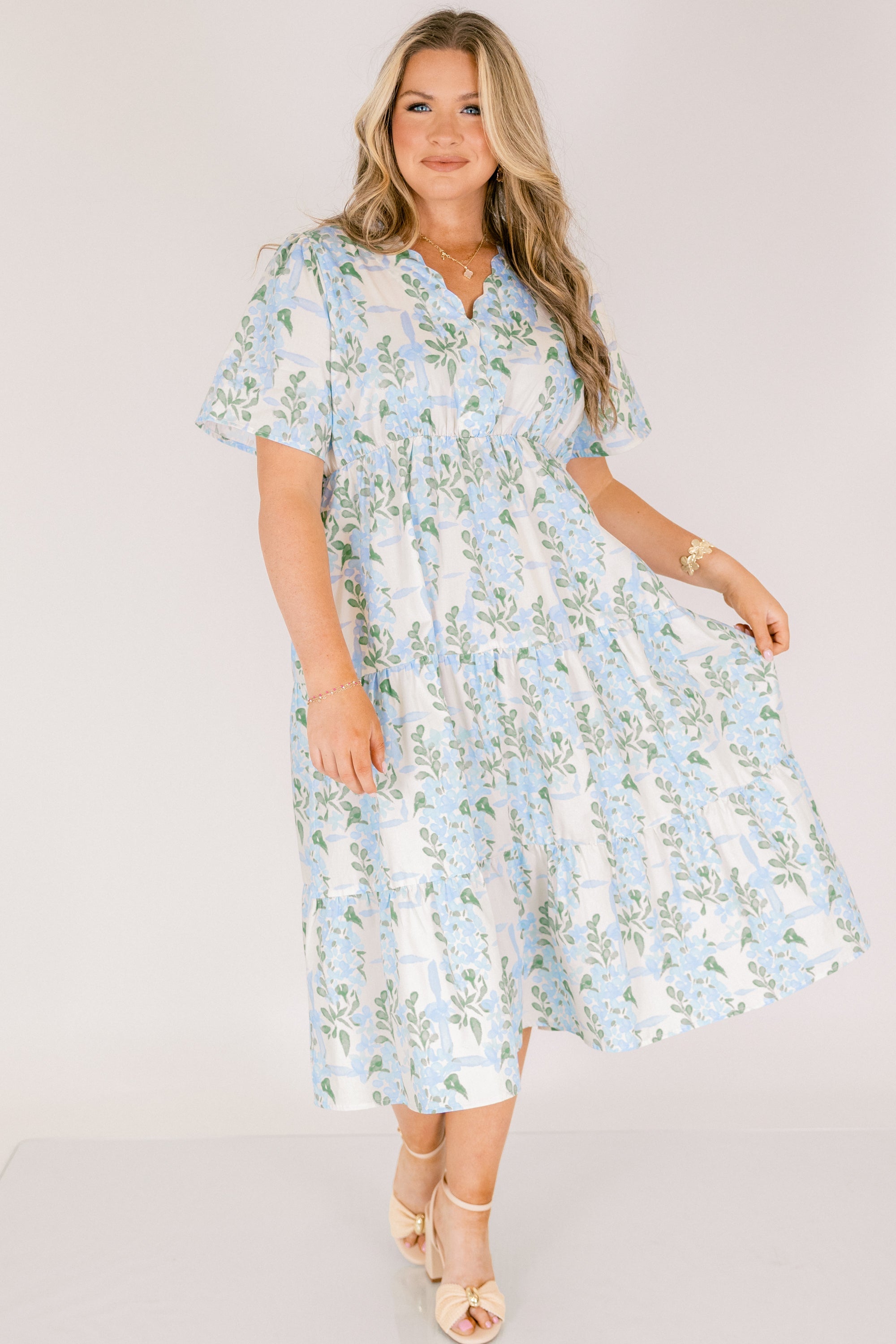 Tomorrow Will Come Dress, Blue