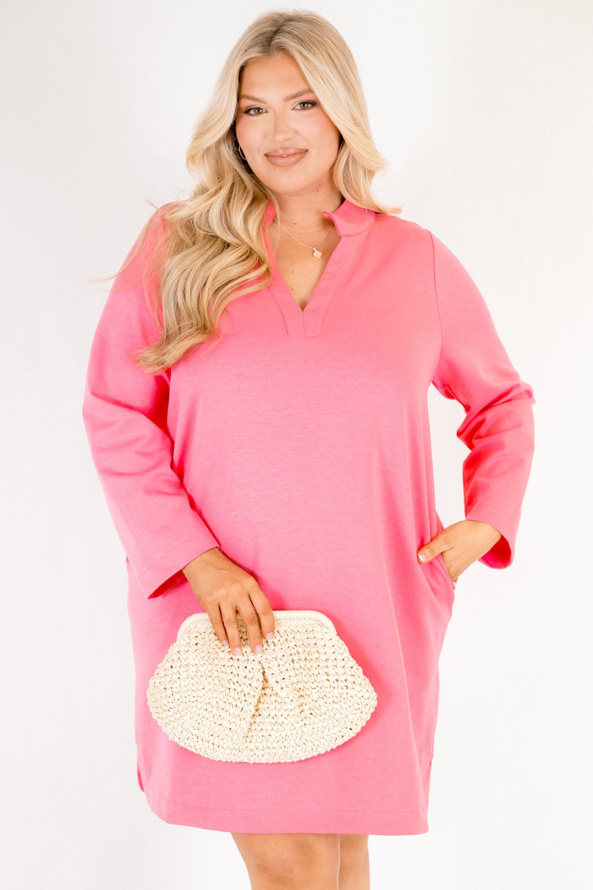 To Say The Least Dress, Hot Pink
