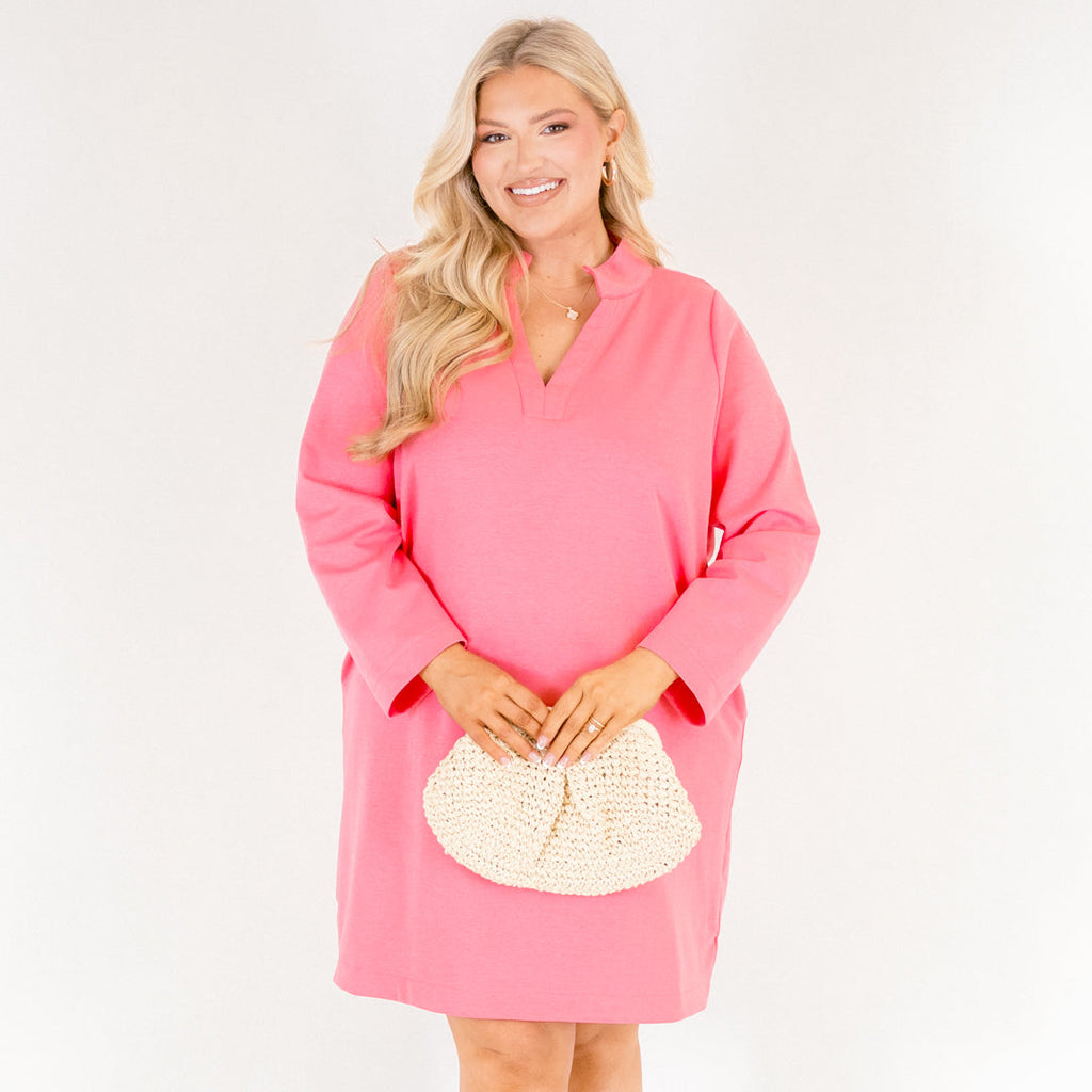 To Say The Least Dress, Hot Pink