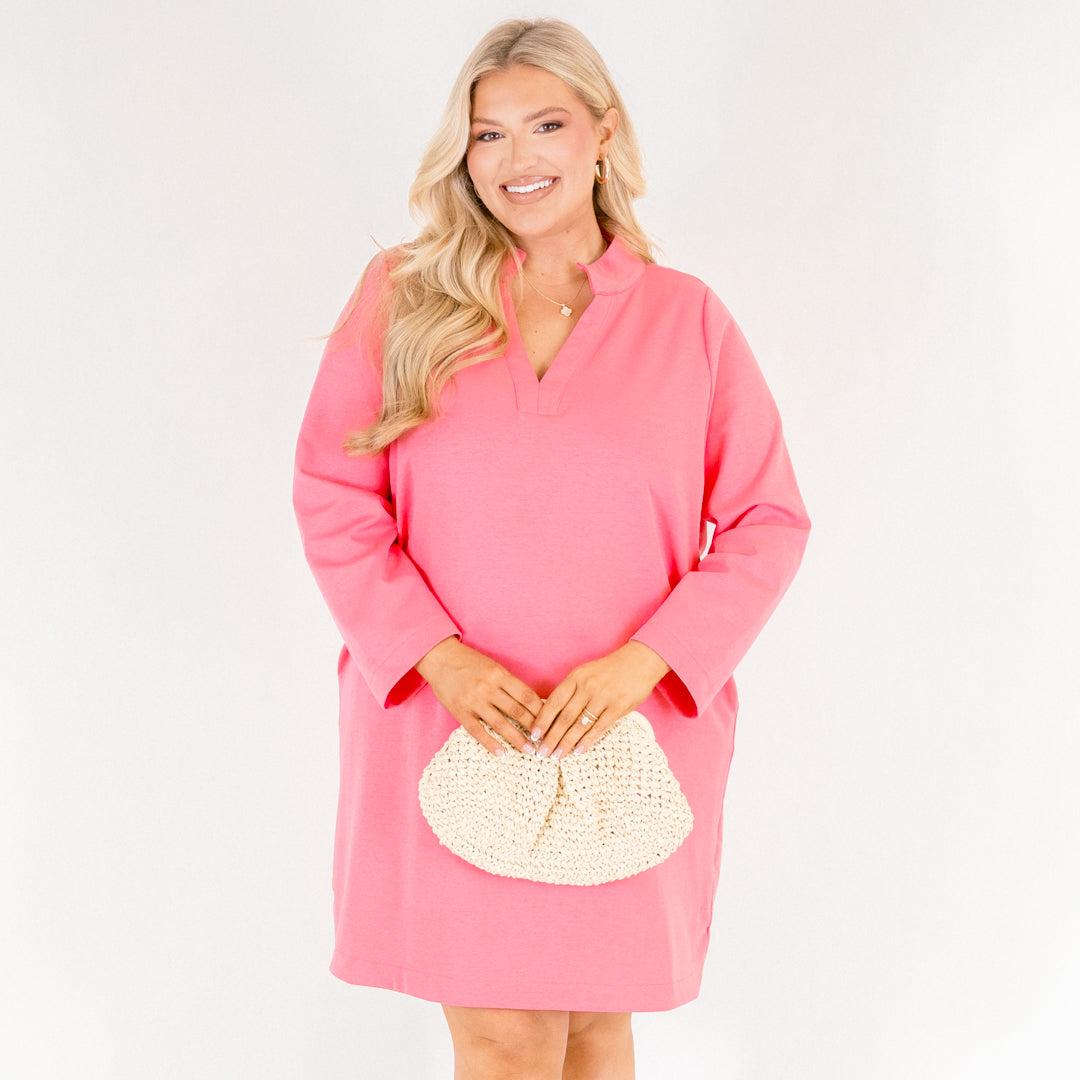 To Say The Least Dress, Hot Pink