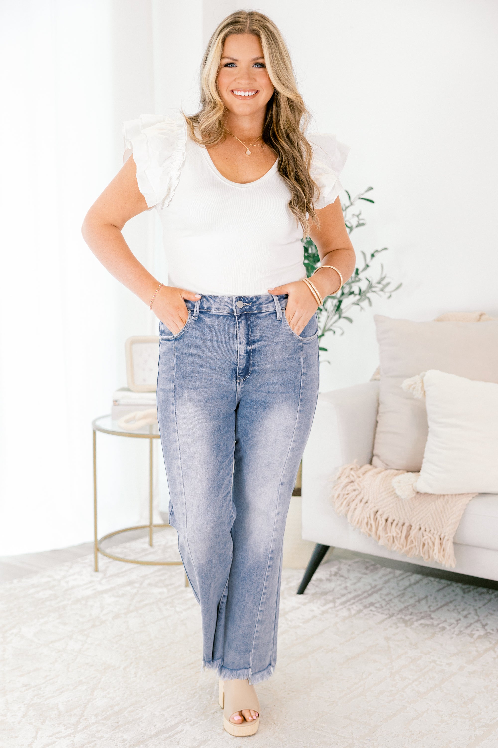 To Strut Or Not To Strut Jeans, Light Wash