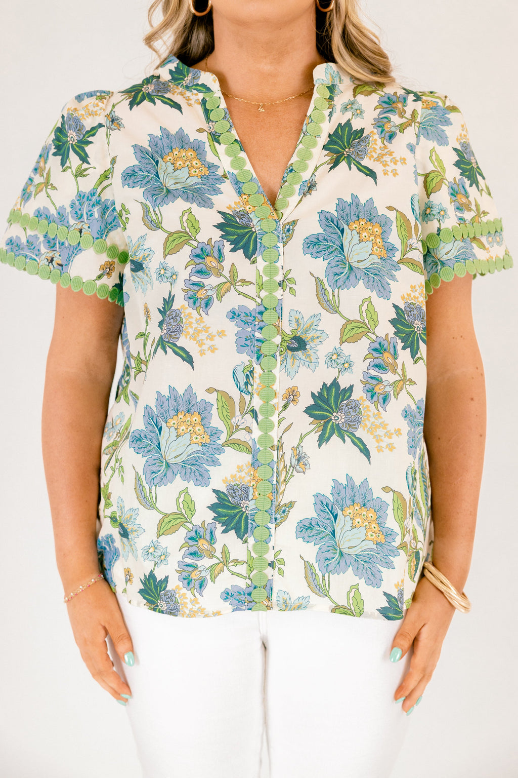 Treading Lightly Top, Green