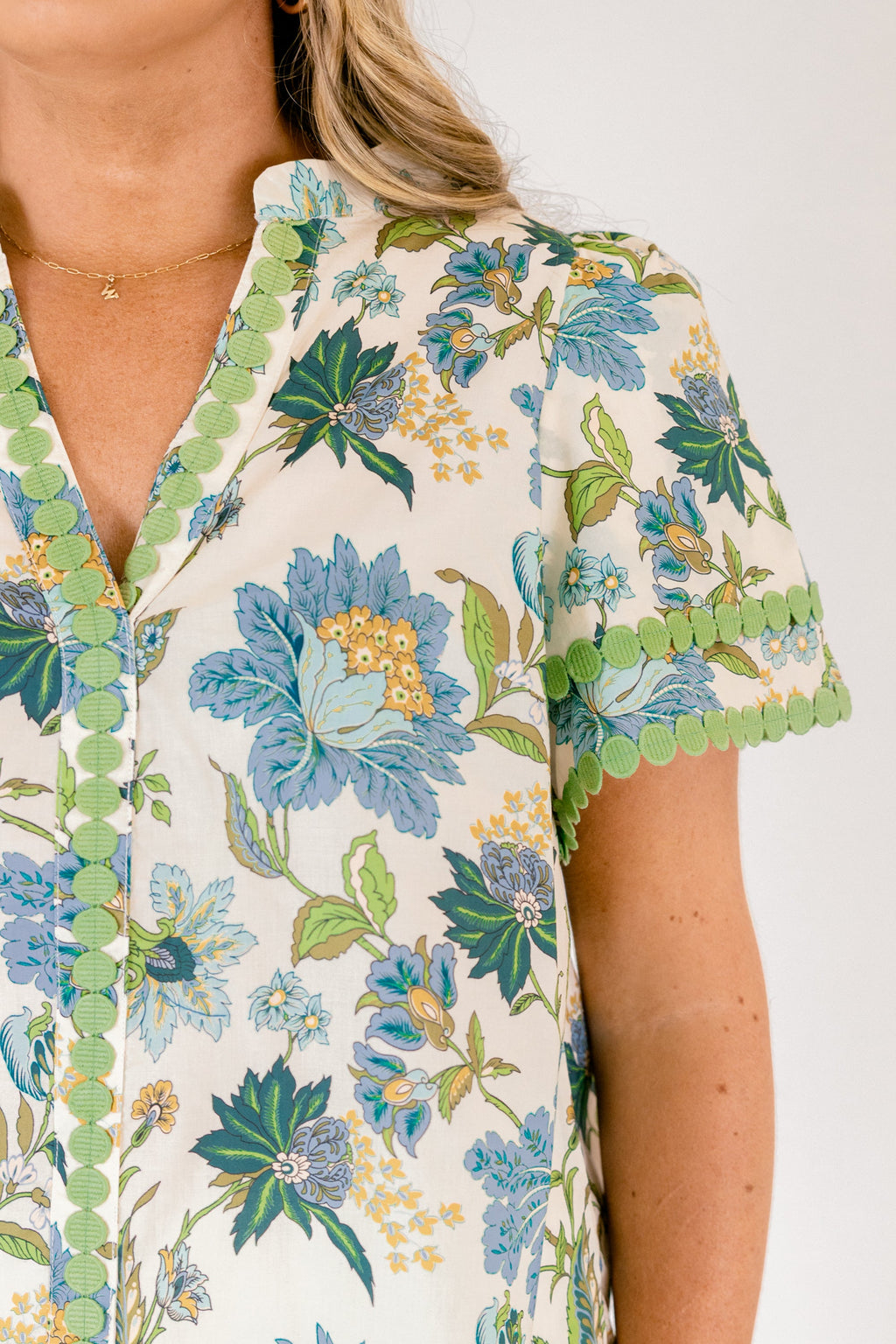 Treading Lightly Top, Green